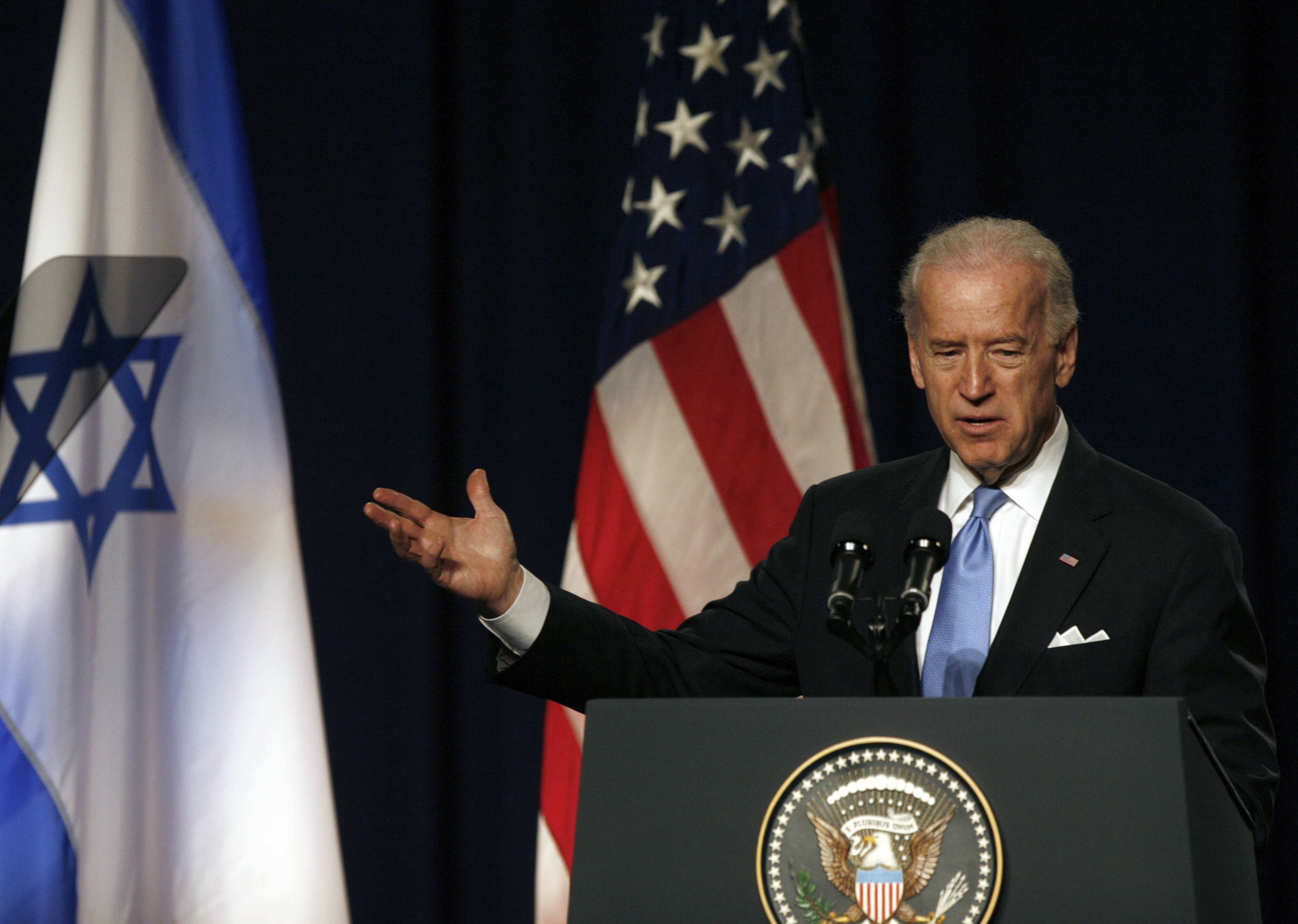 Biden in Israel in 2010