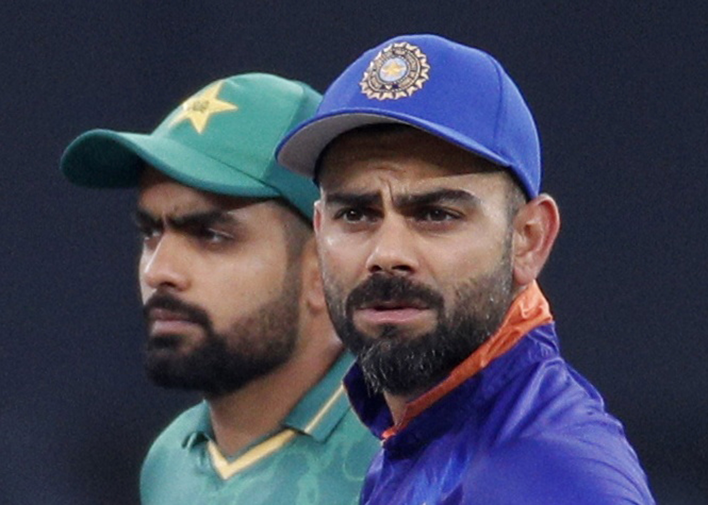 Virat Kohli of India and Babar Azam of Pakistan