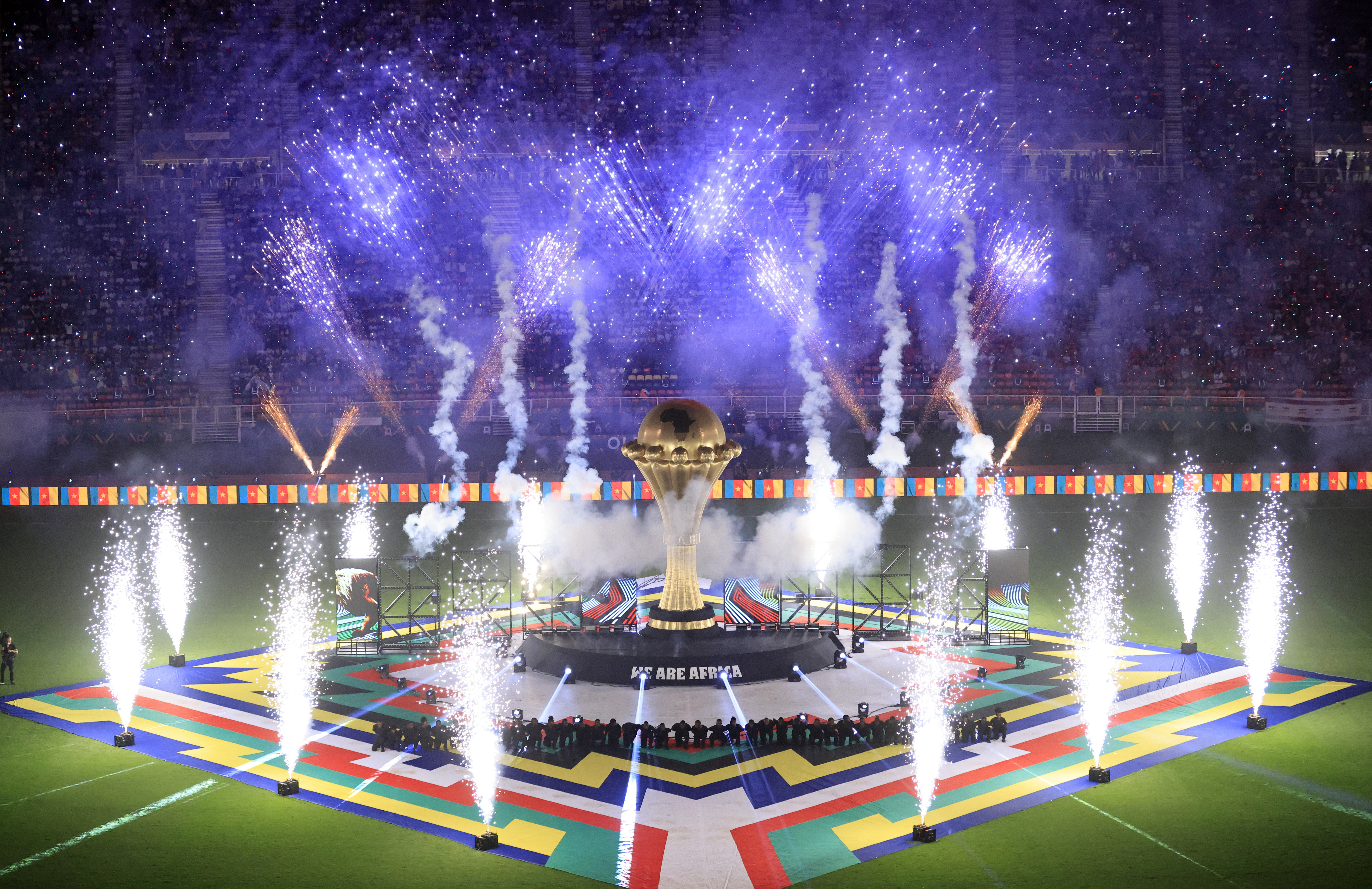 The Afcon final opening ceremony in 2022
