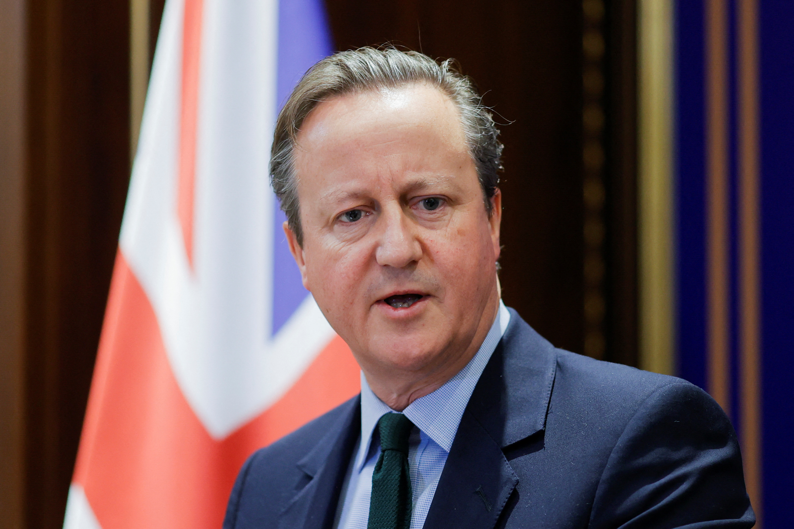 British Foreign Secretary David Cameron