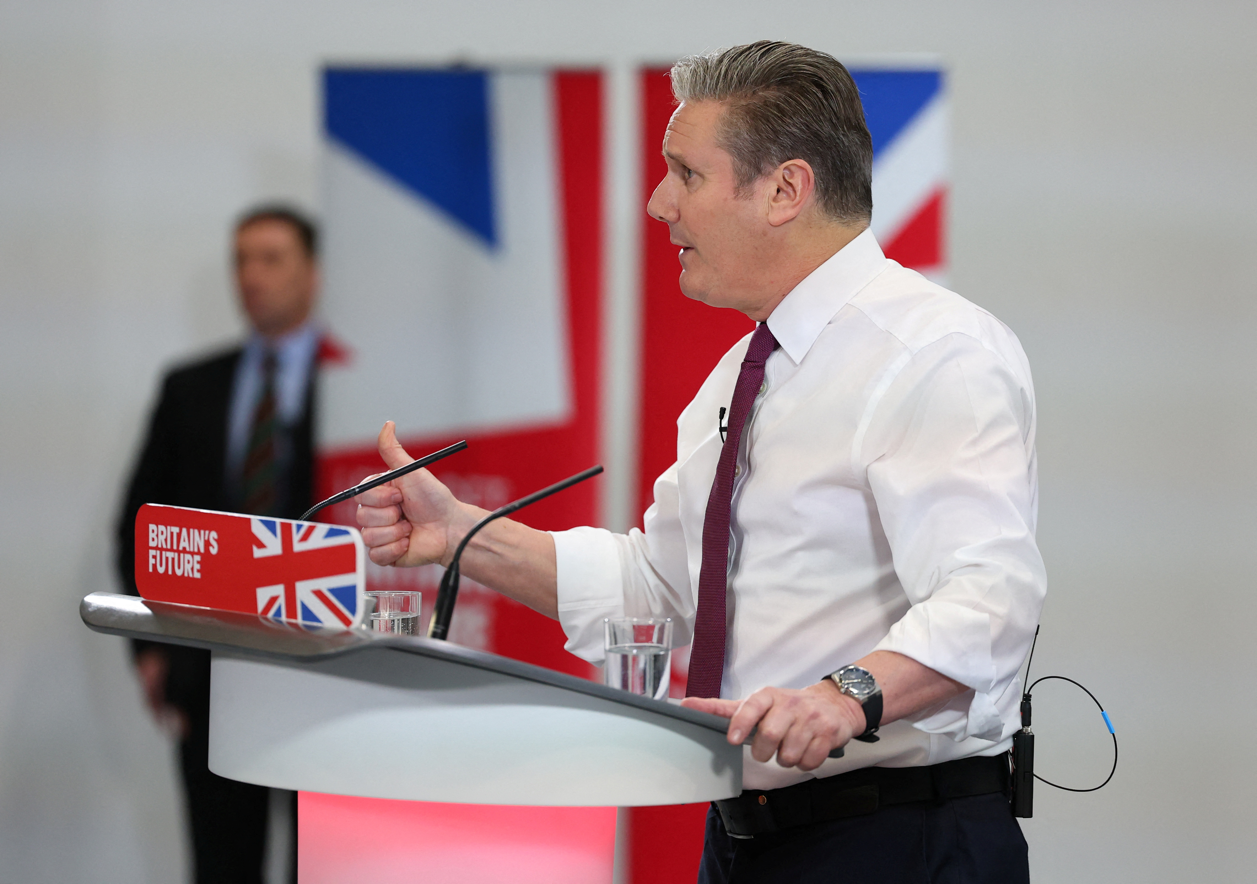 British opposition Labour Party Leader Keir Starmer