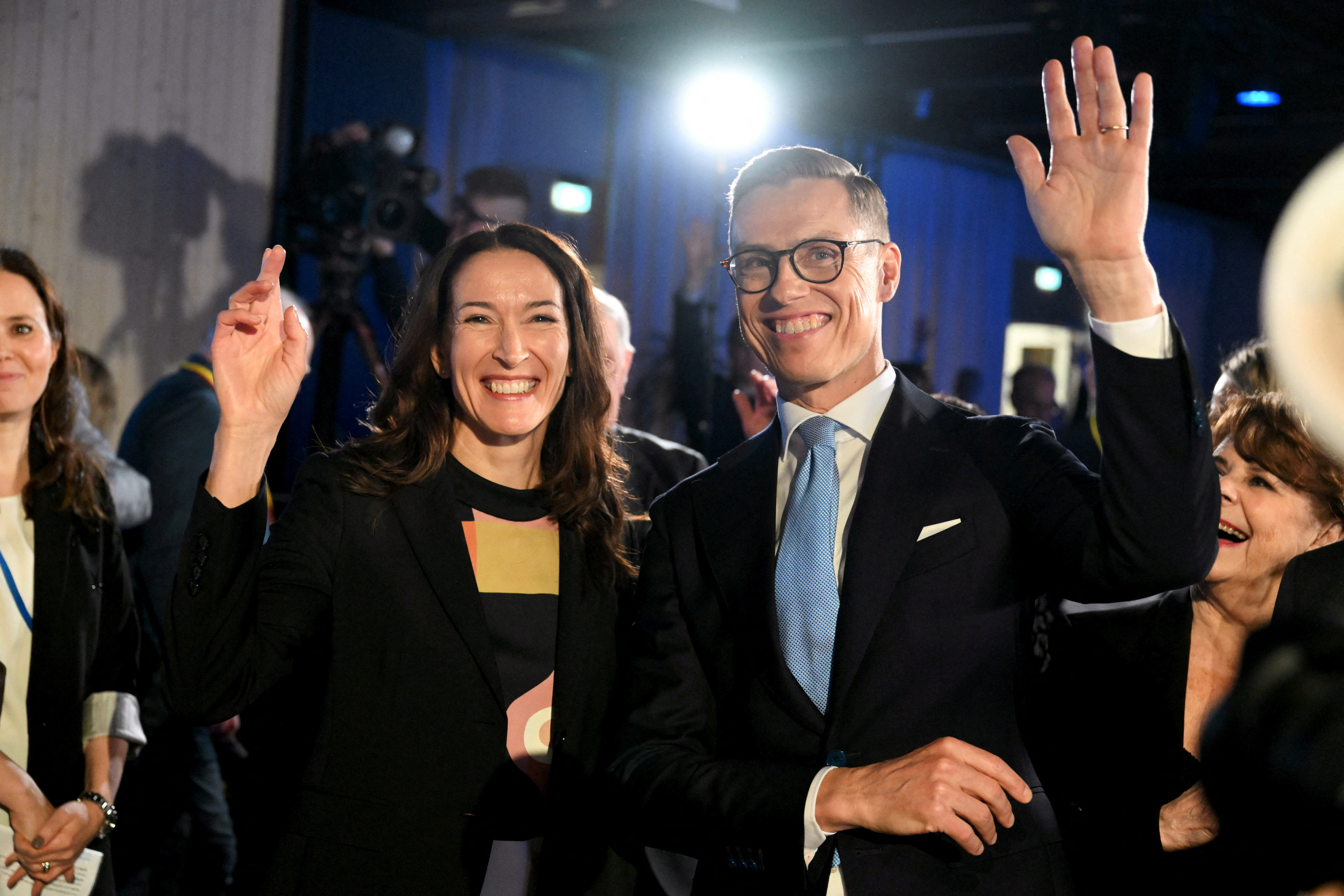 Alexander Stubb and his spouse Suzanne Innes-Stubb