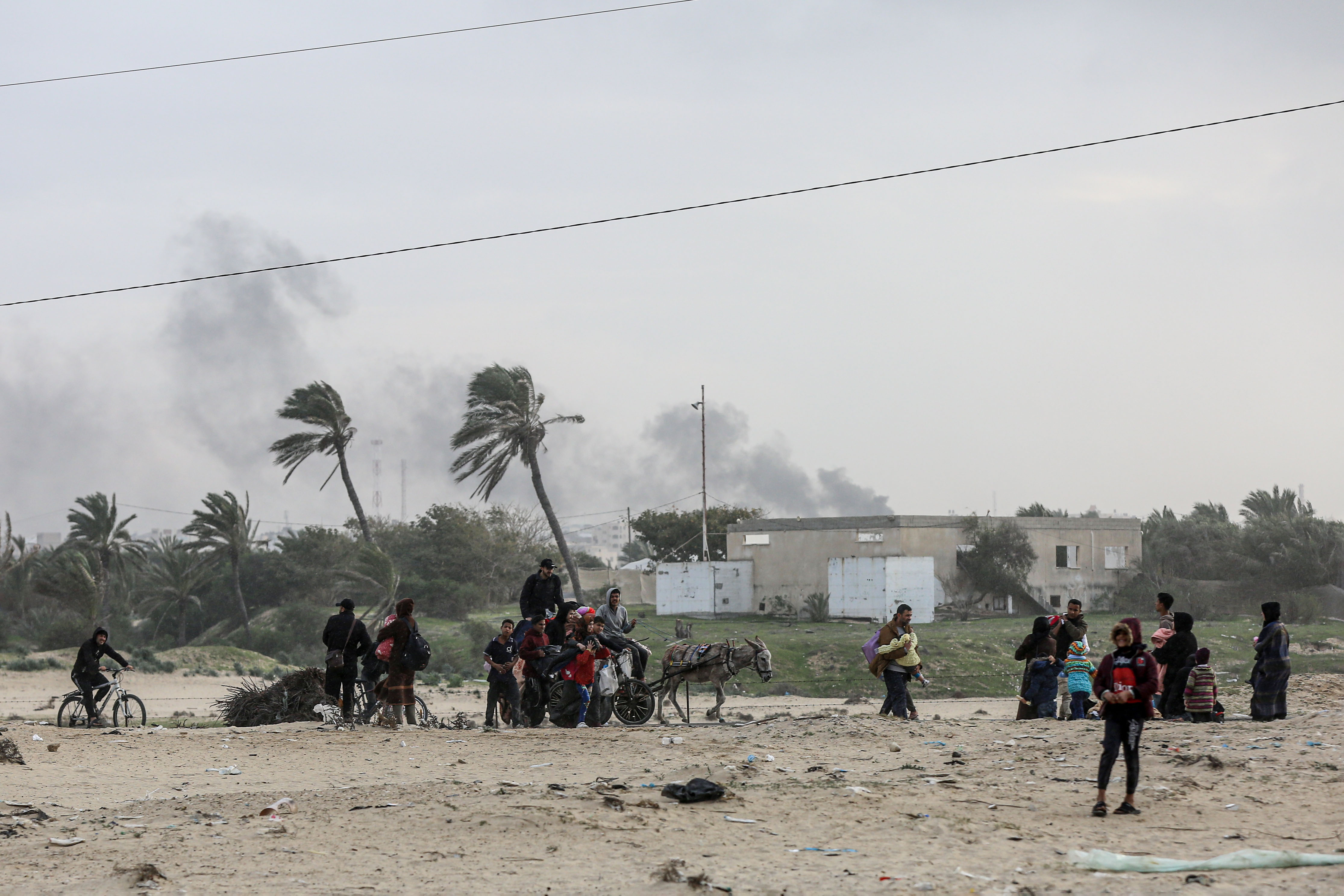 Displacement from Khan Younis