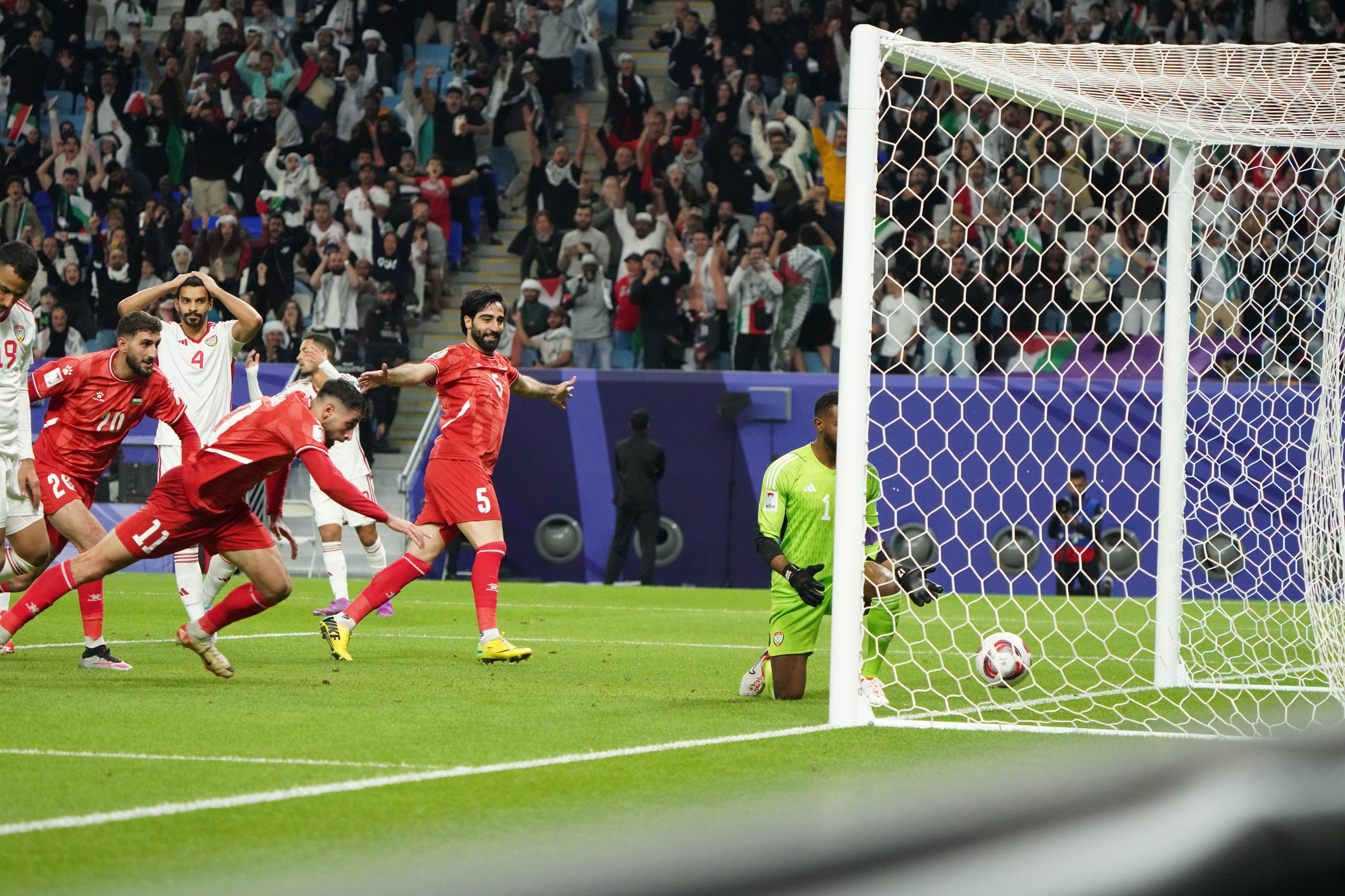 Palestine vs UAE, AFC Asian Cup, Al Janoub Stadium, Qatar [Sorin Furcoi/Al Jazeera]