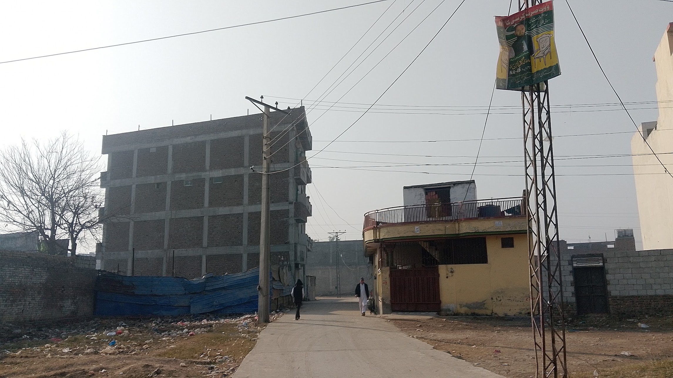 Tarnol, a suburbs of Islamabad, used to be a hub of political activity before polls in the past but has not seen much activity this time. [Abid Hussain/Al Jazeera