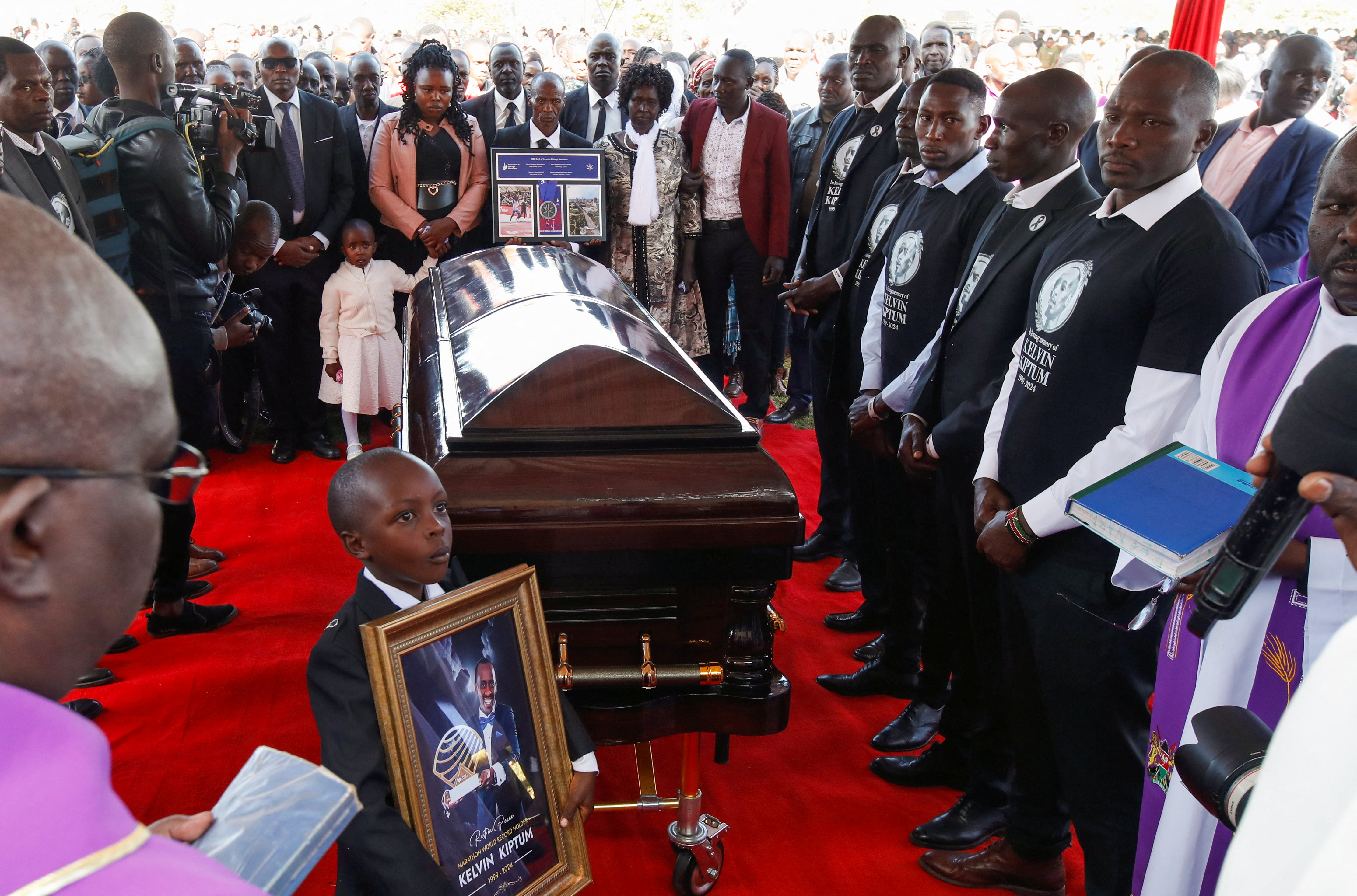 Funeral service of Kevin Kiptum funeral