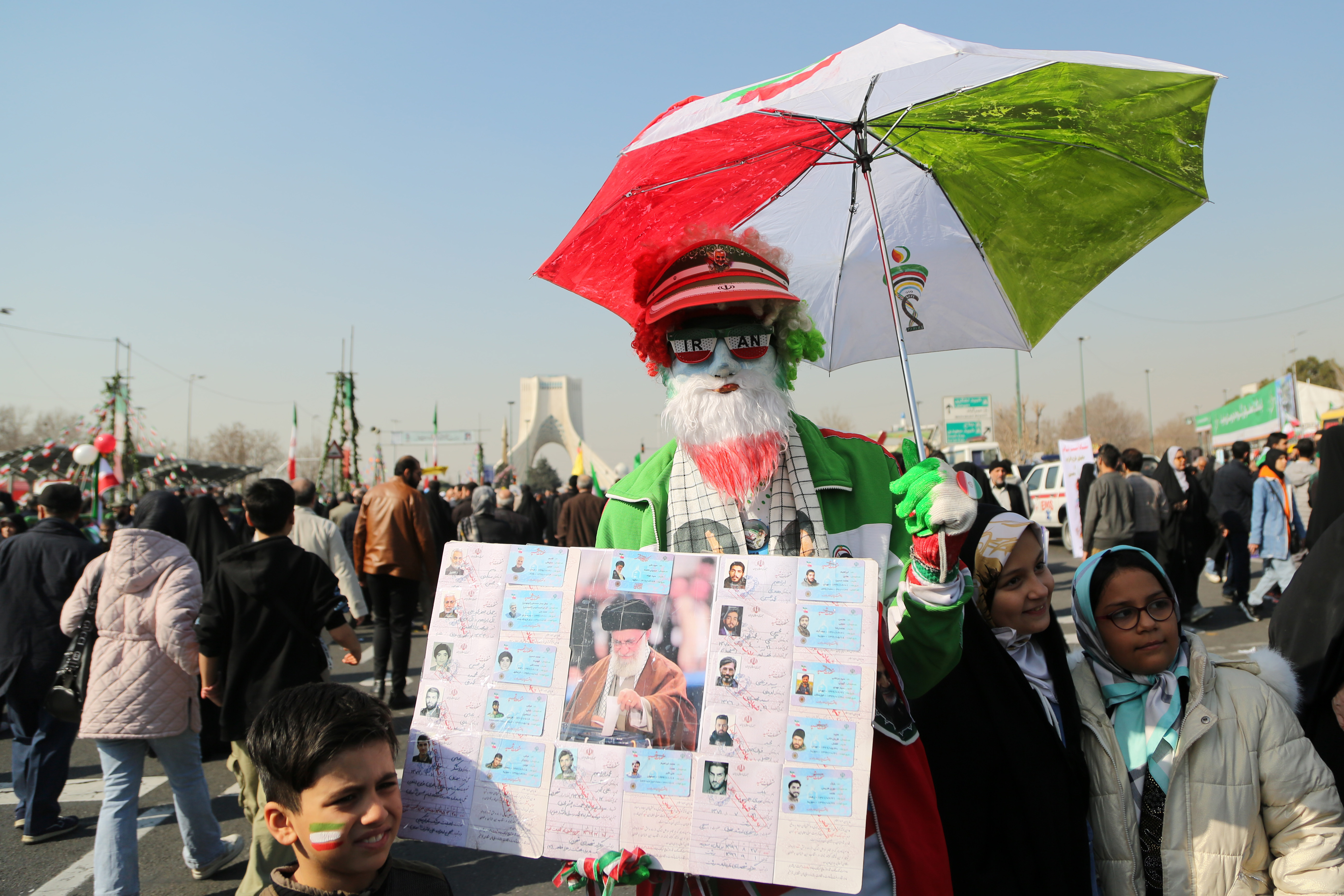 An event held at Azadi Square to mark 45th anniversary of the Islamic Revolution in Tehran, Iran