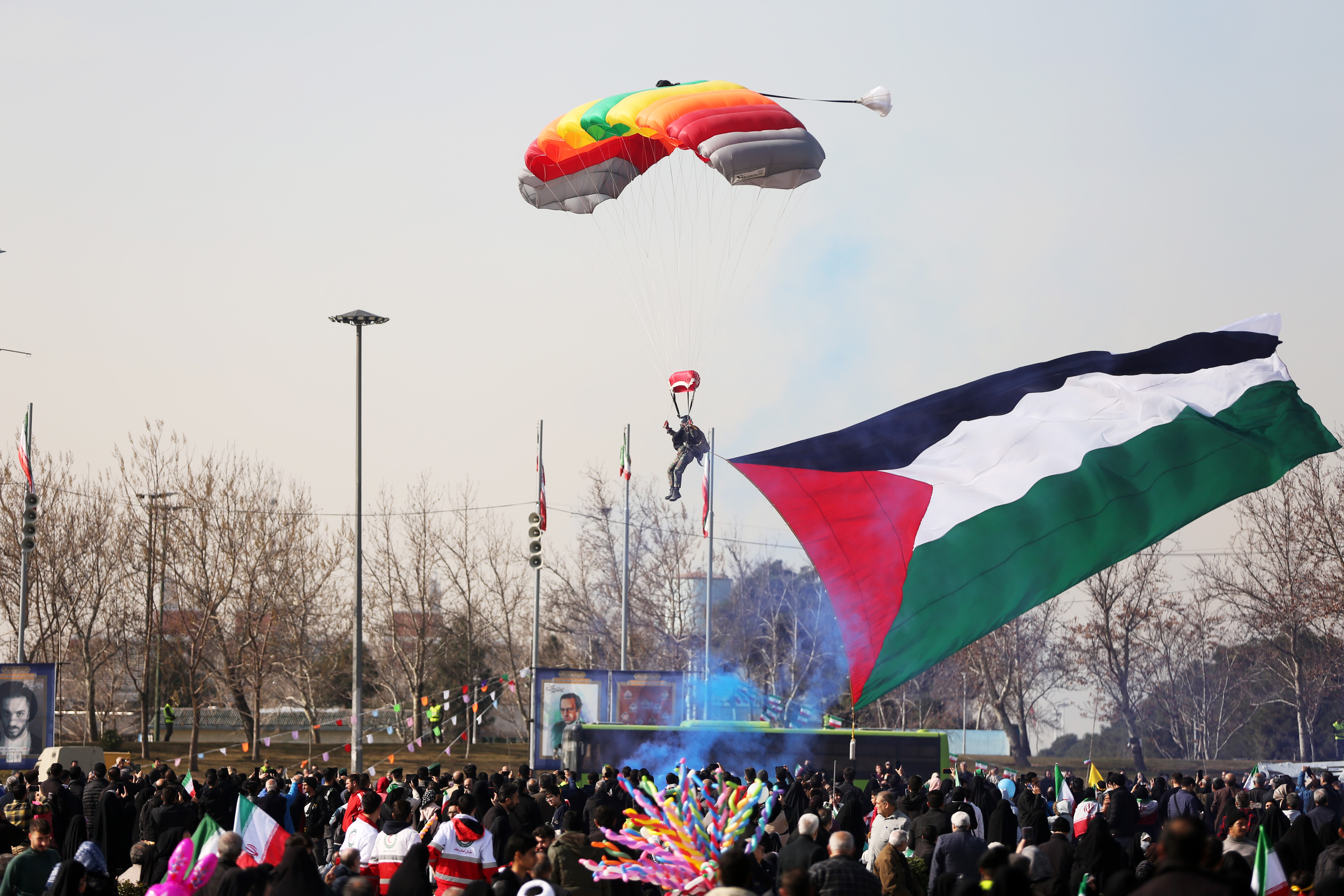 An event held at Azadi Square to mark 45th anniversary of the Islamic Revolution in Tehran