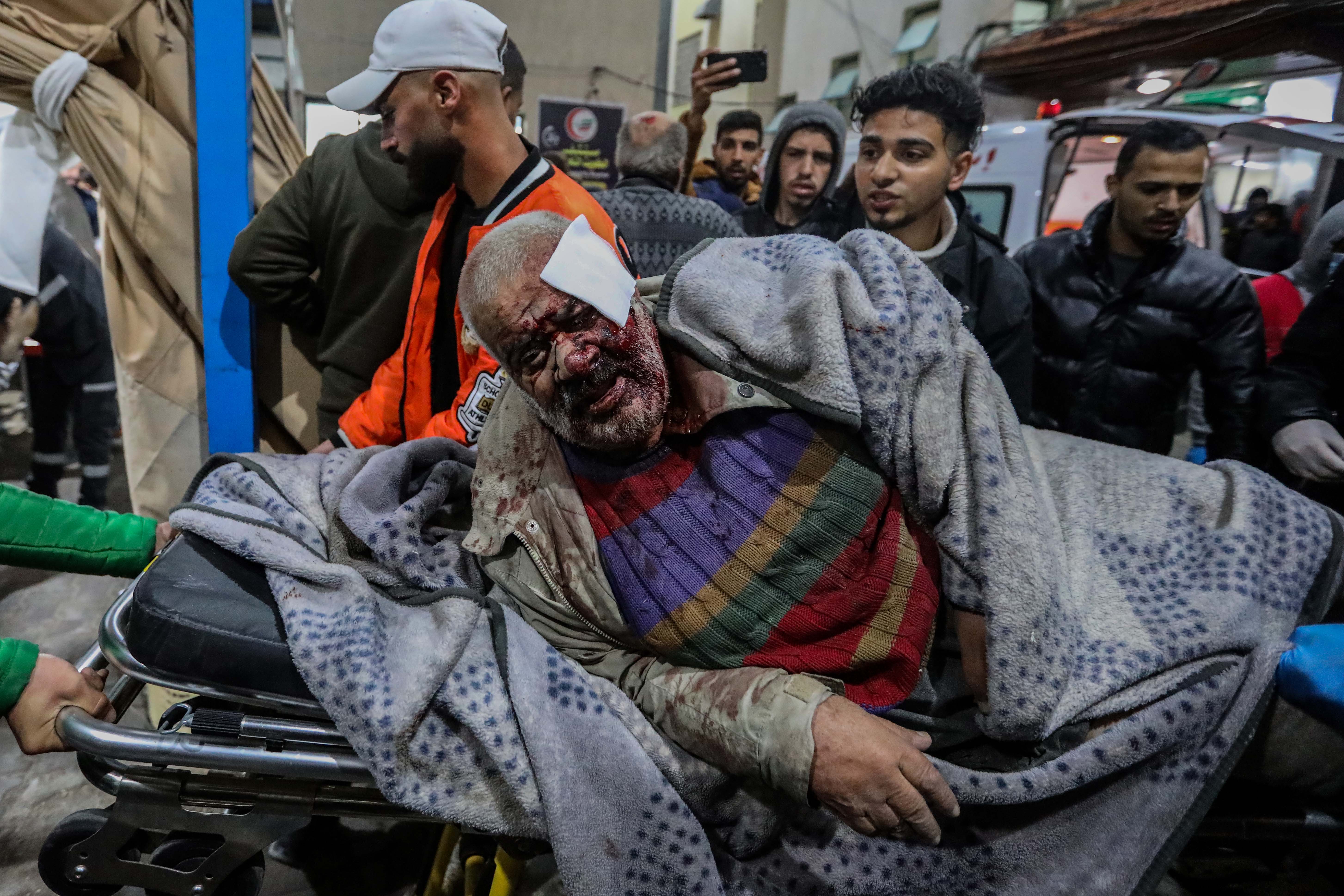 The aftermath of Israeli strikes on Rafah