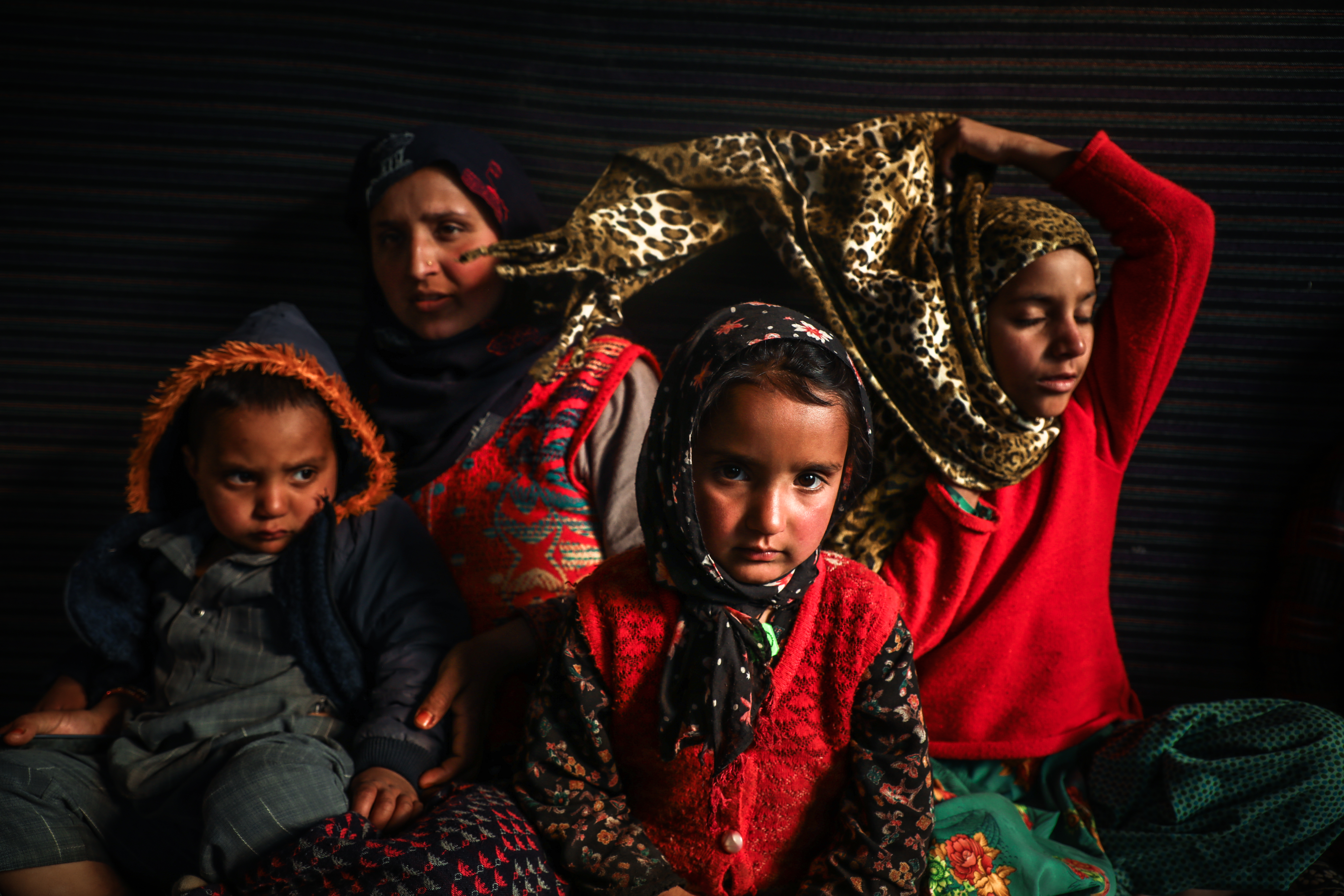 Shameem Kounsar and her son Usman