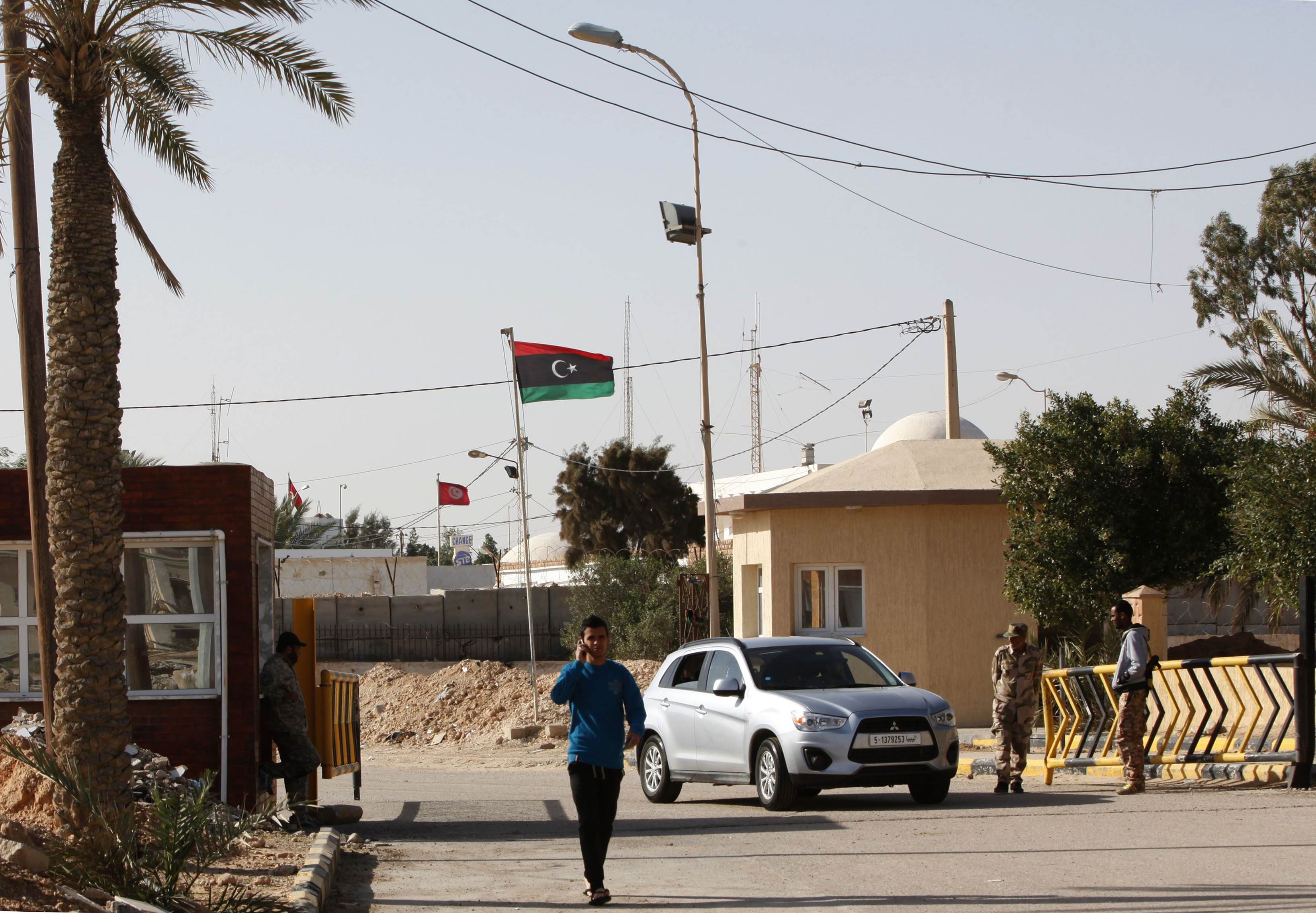 The Ras Jdir border crossing connecting Libya and Tunisia and a popular smuggling route