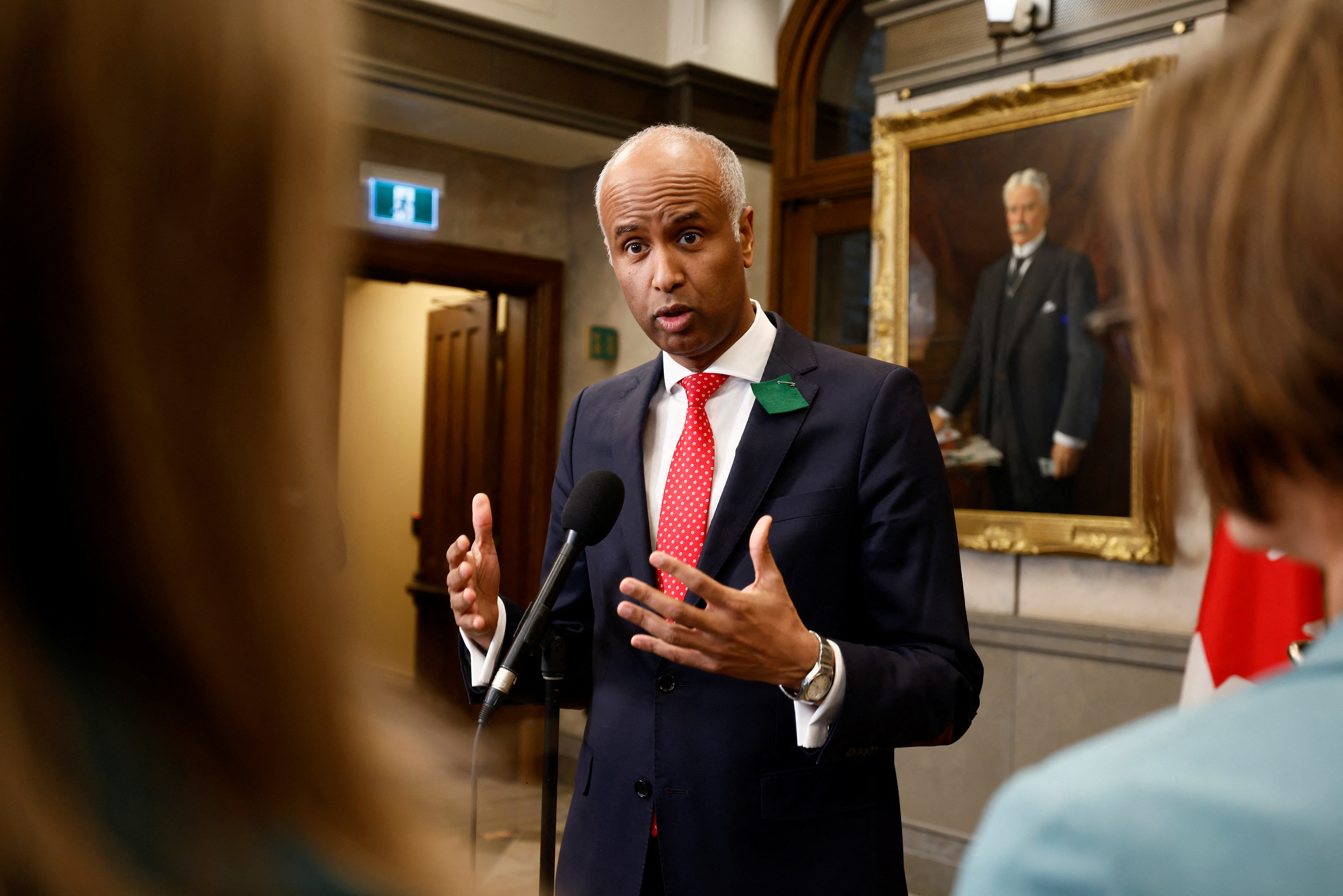 Canada's Minister of International Development Ahmed Hussen