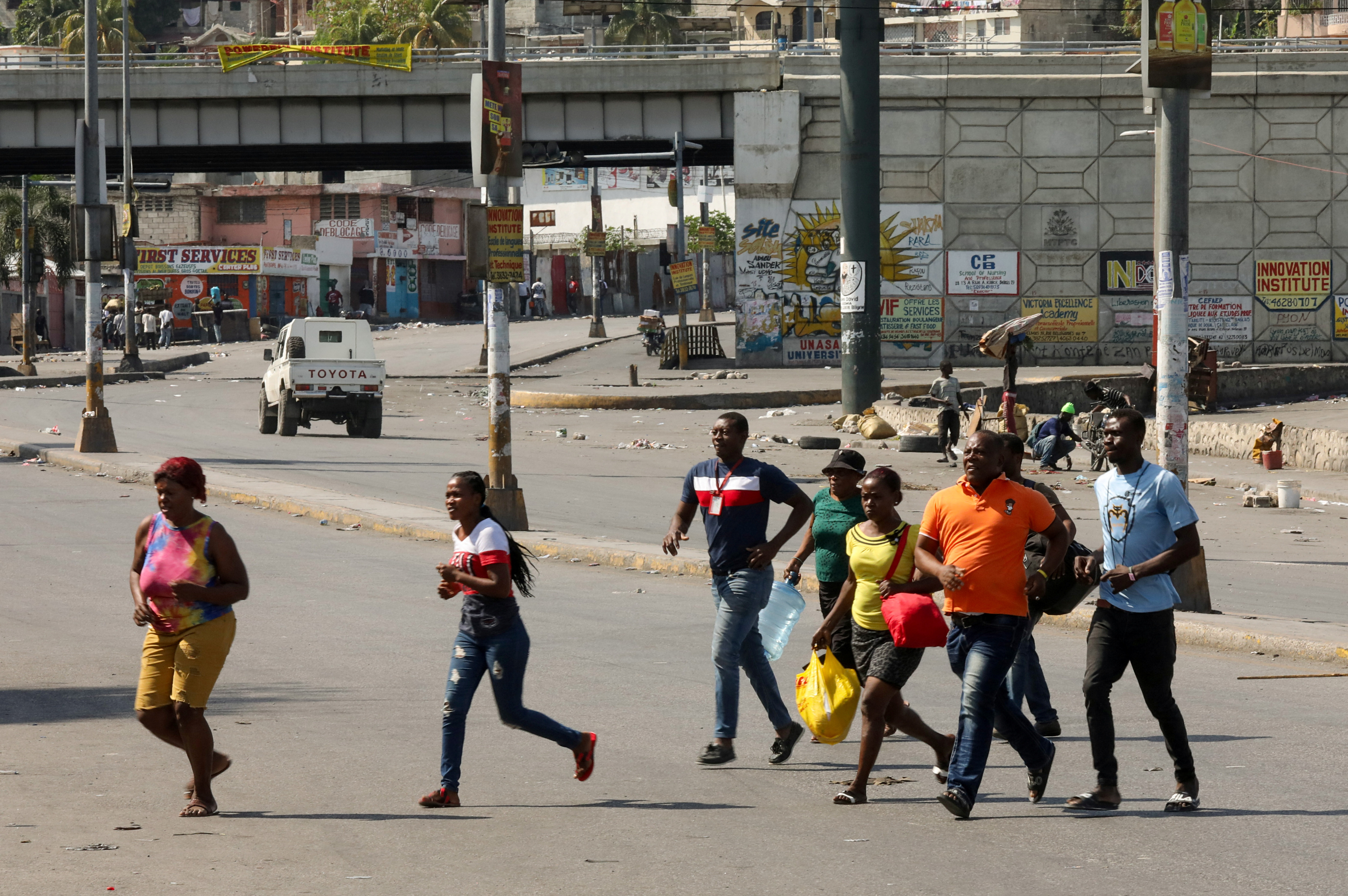 People flee gang violence in Haiti