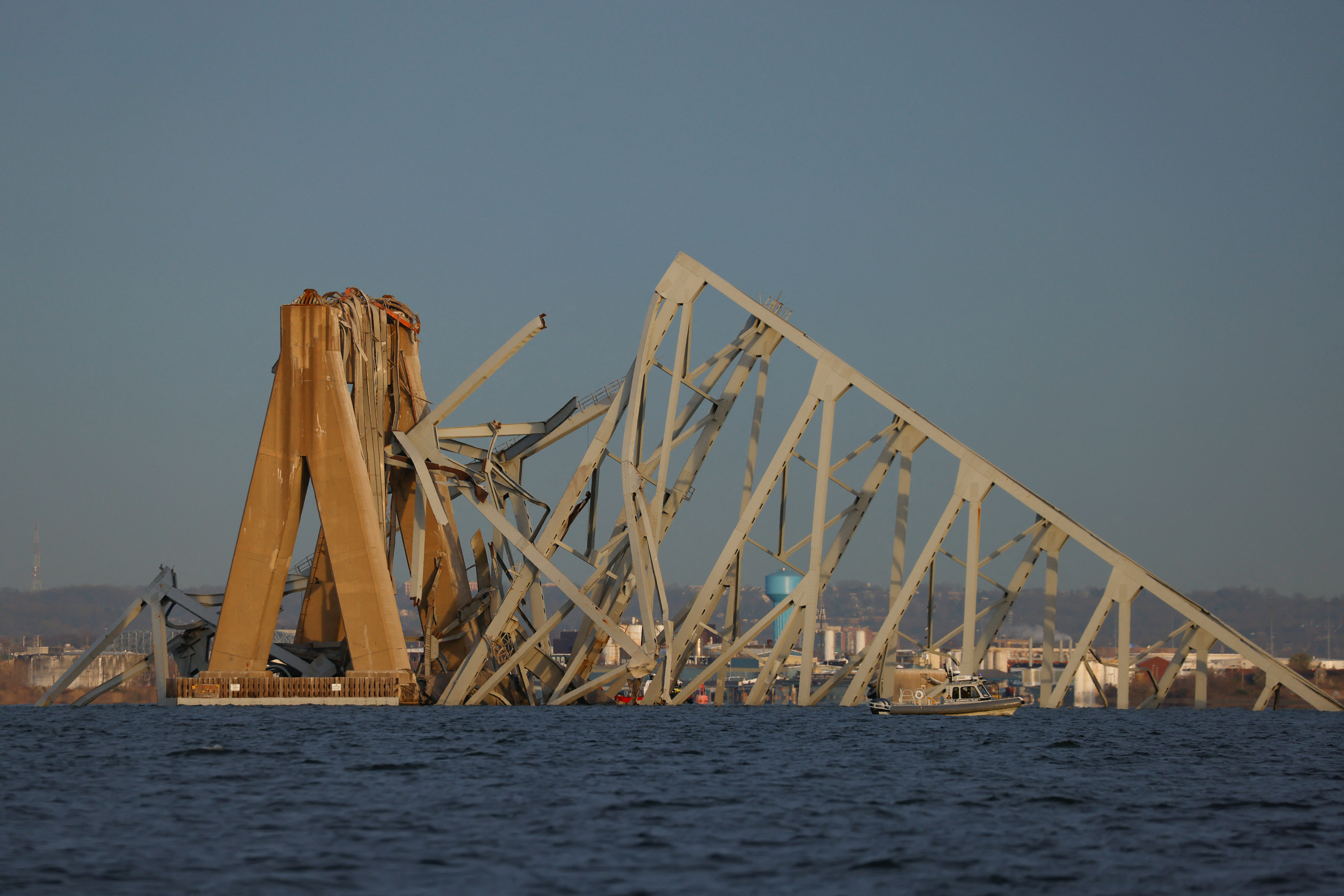 Major US bridge collapses as cargo ship plows into pylon