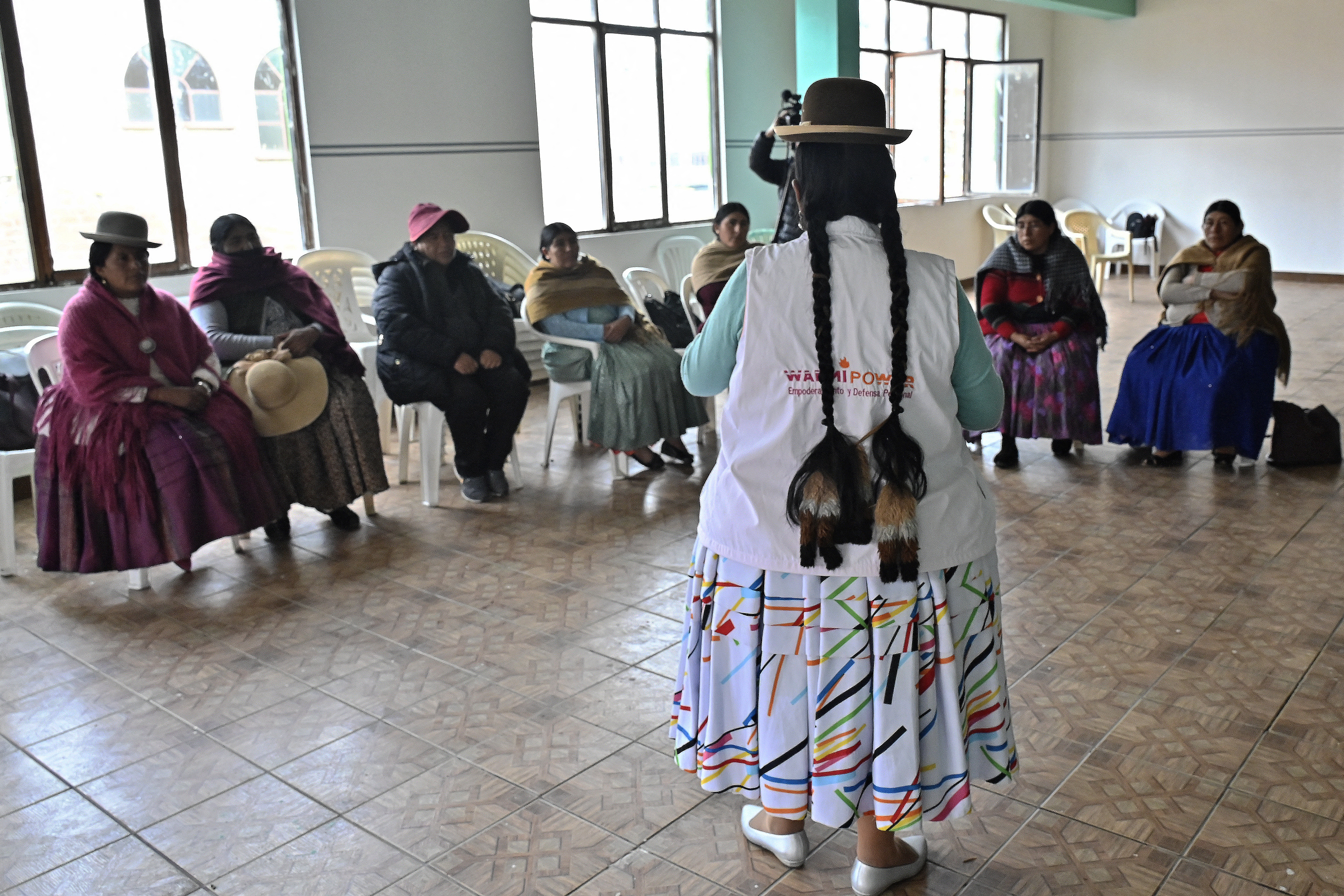 Indigenous Bolivian women take up taekwondo against gender-based violence