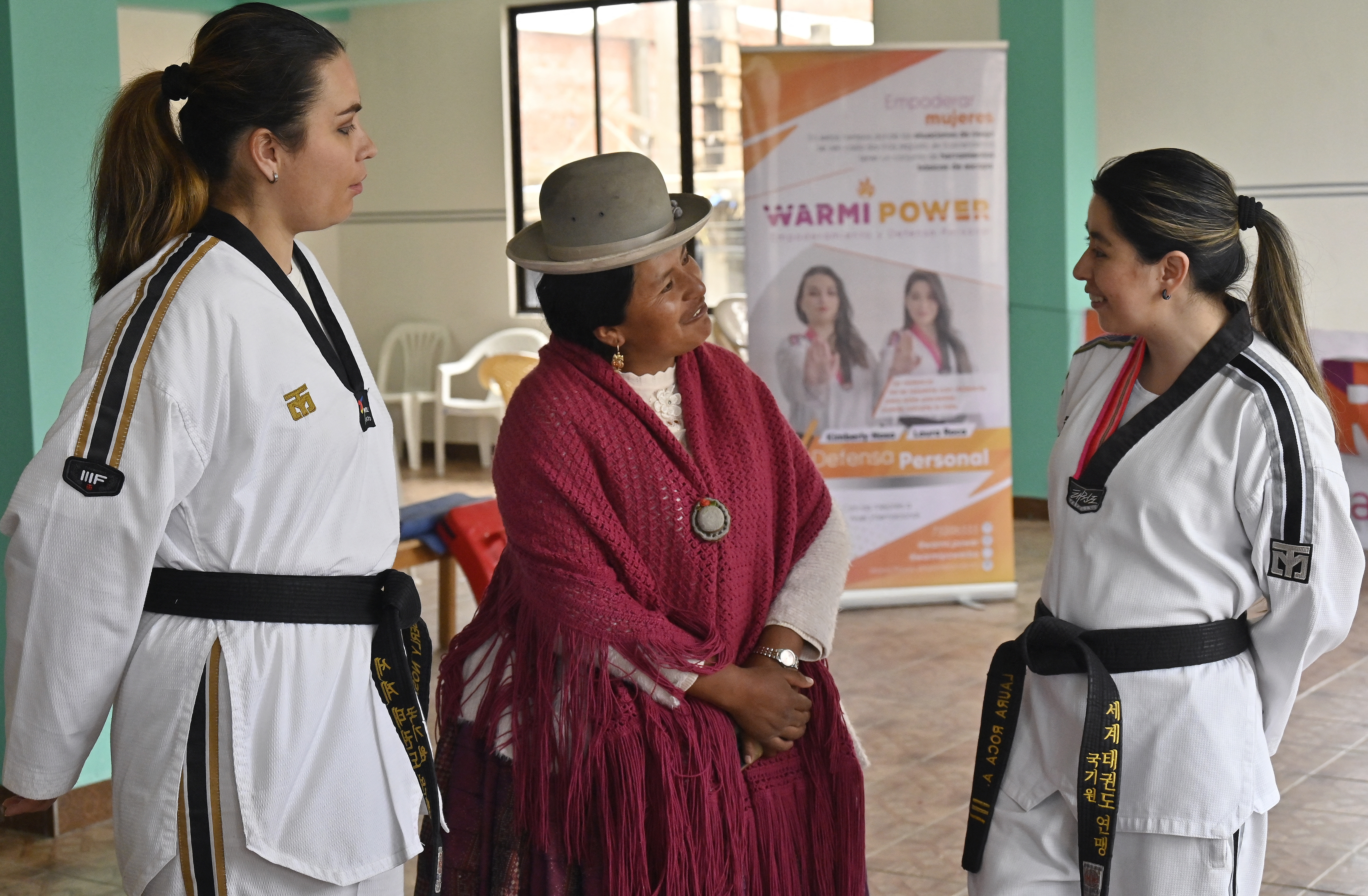 Indigenous Bolivian women take up taekwondo against gender-based violence