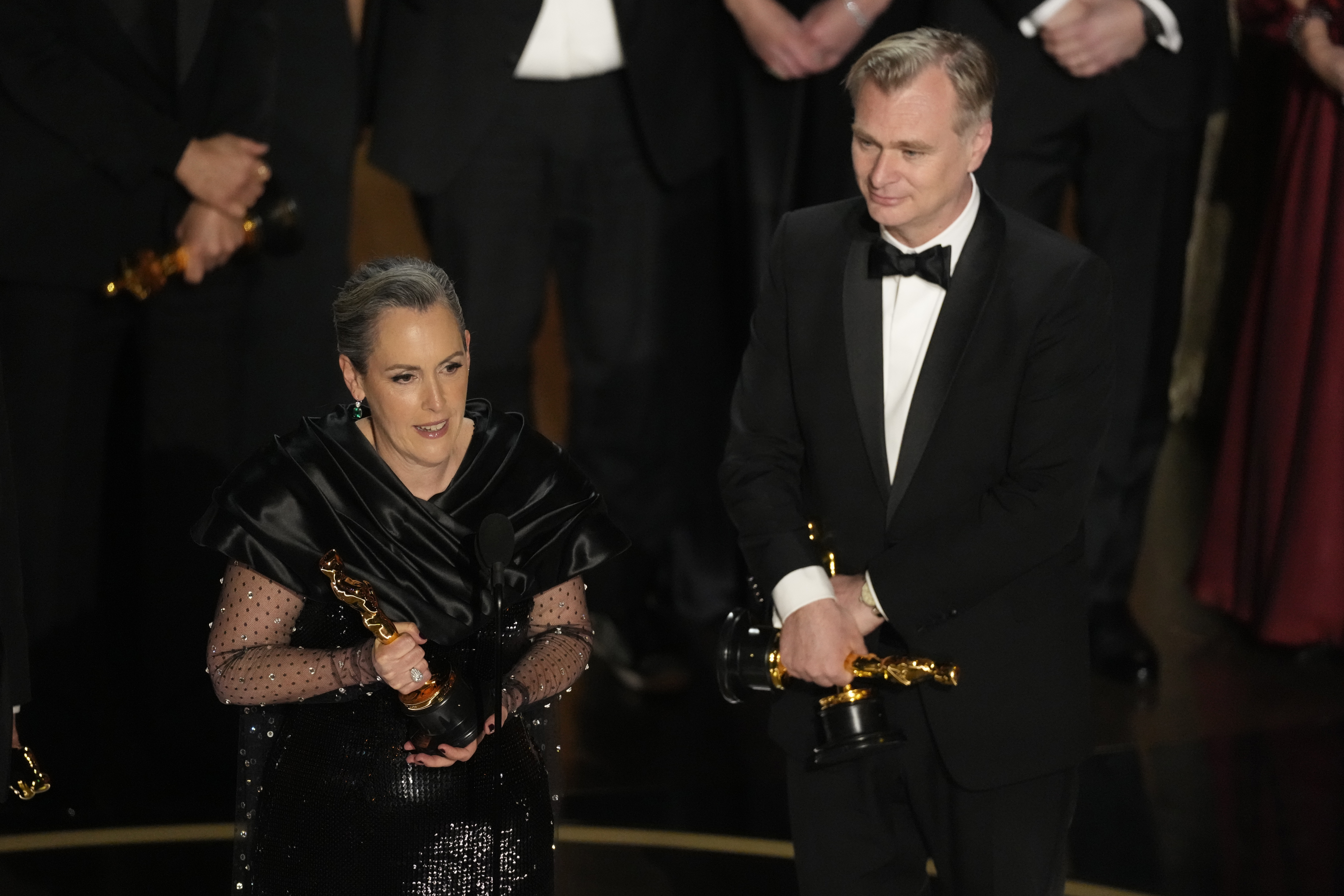 Emma Thomas and Christopher Nolan