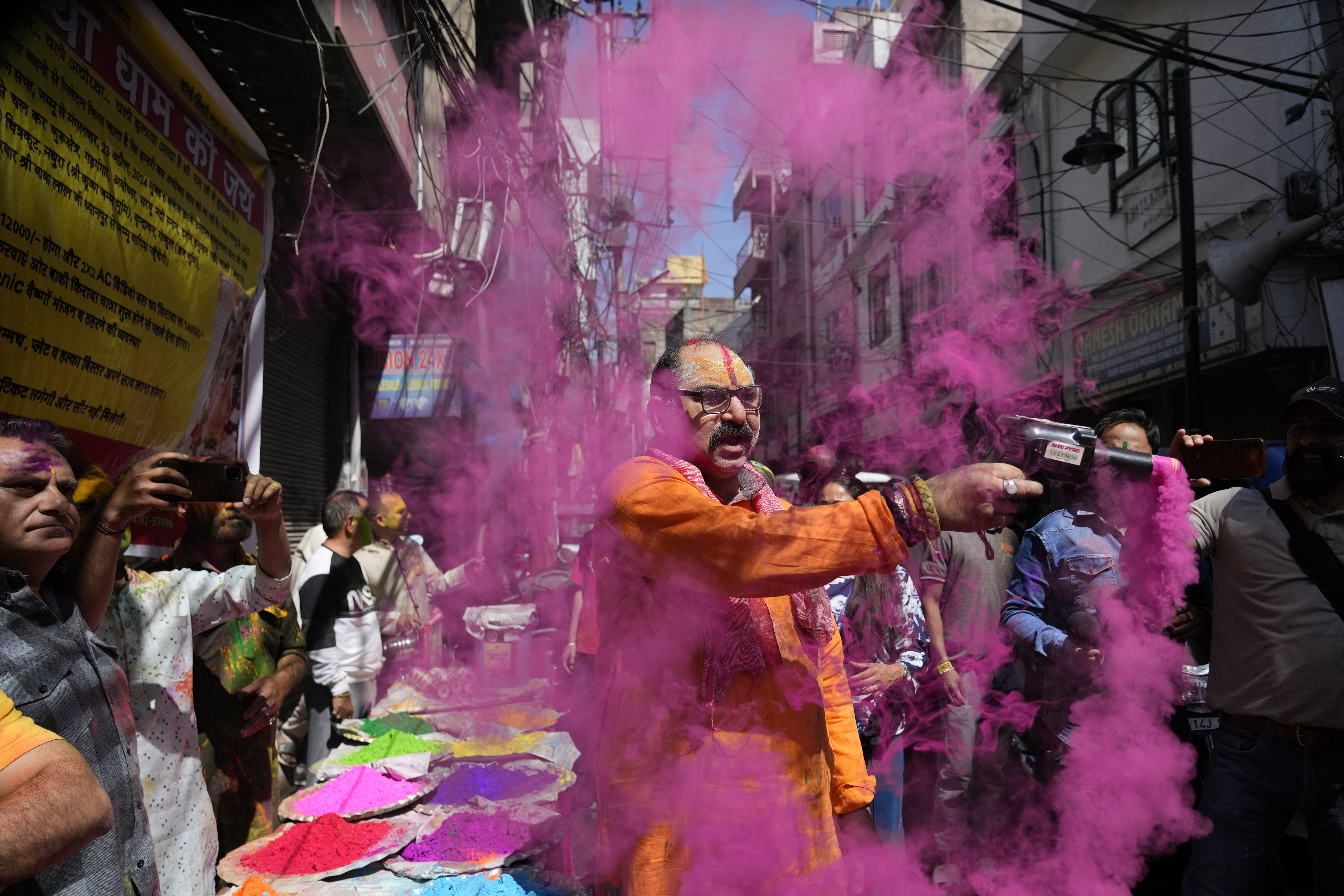 India celebrates Holi, the Hindu festival of colour