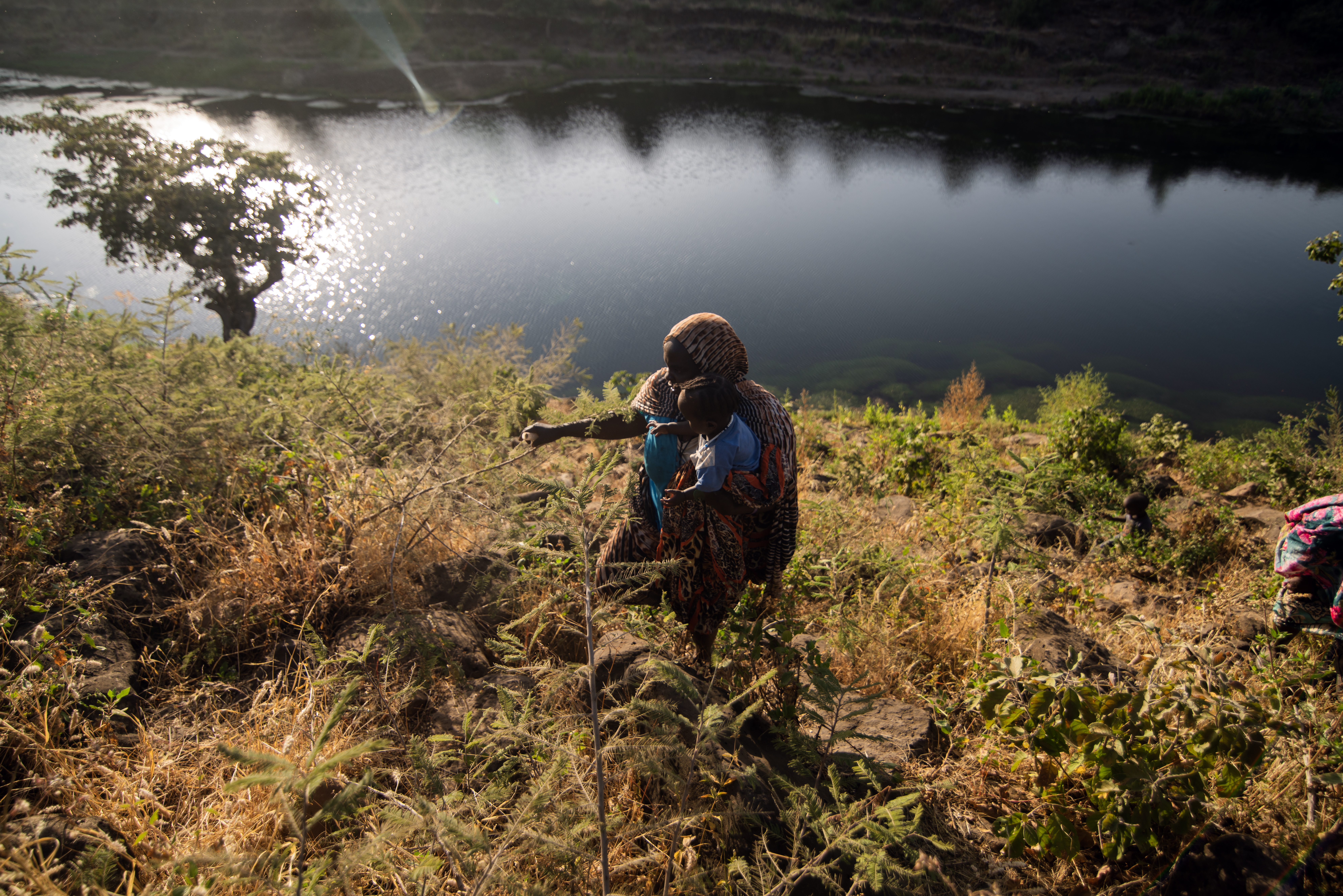 Golo town in Jabal Marra, Darfur.