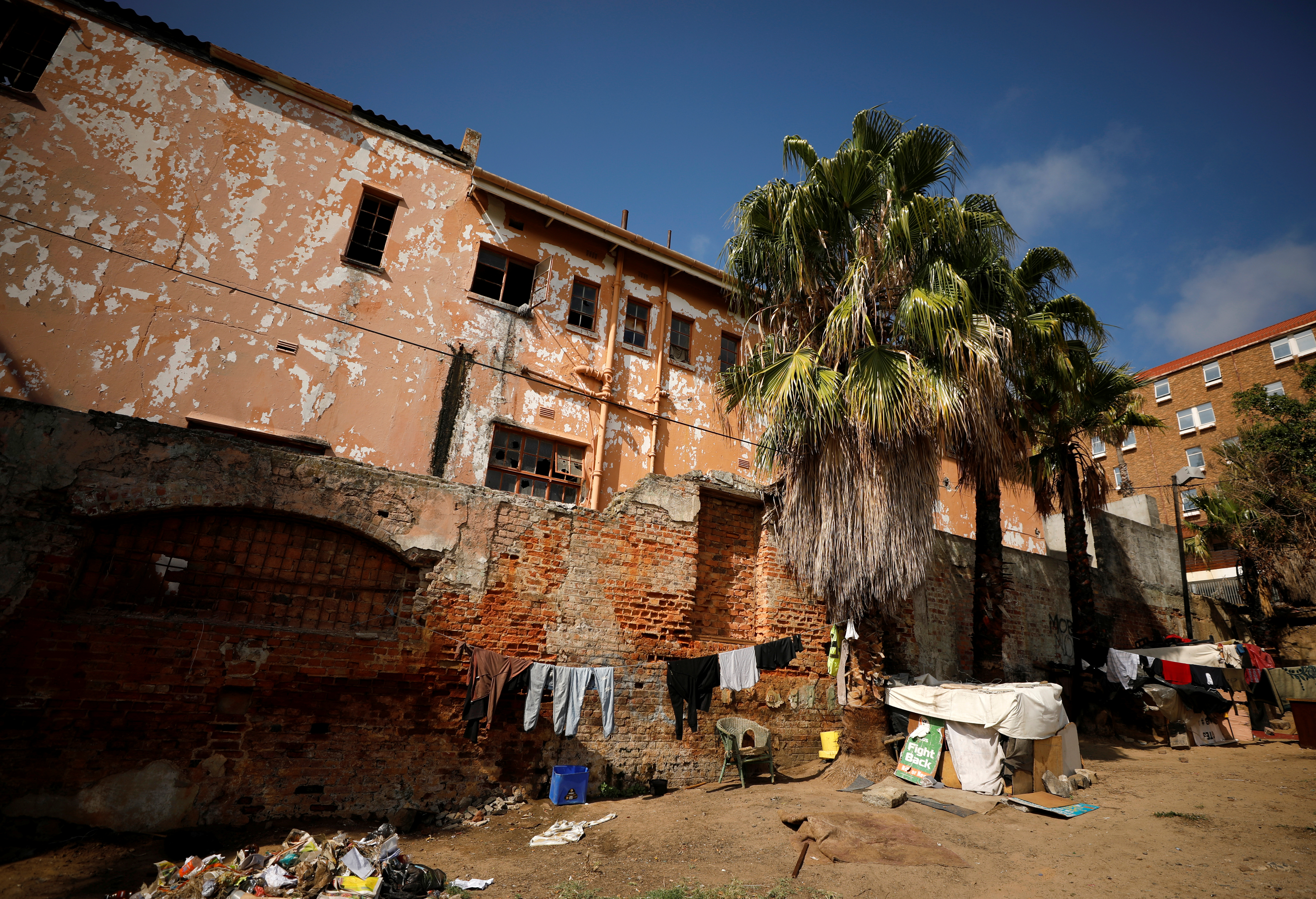 A low-income housing estate in South Africa