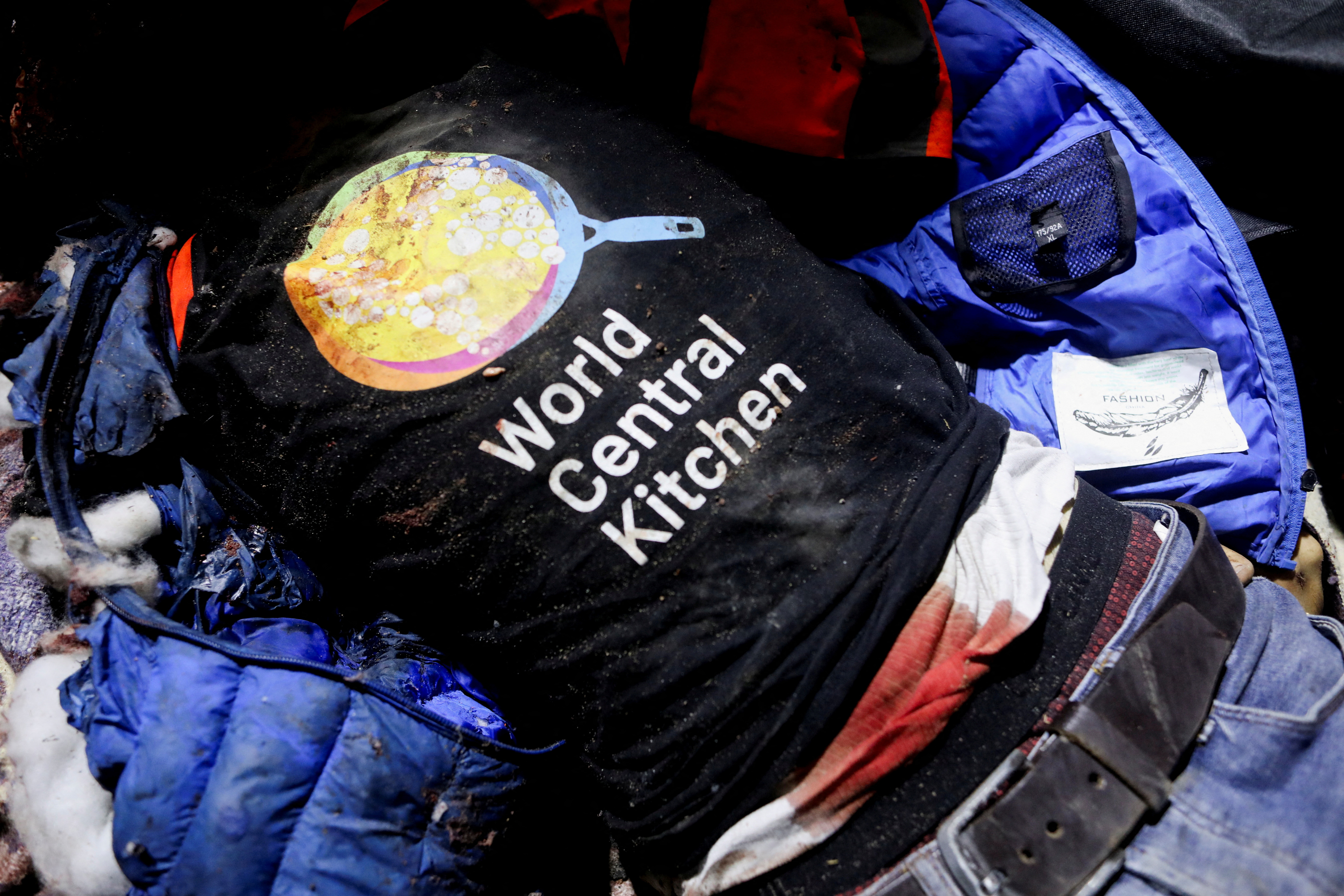 The body of an employee from the World Central Kitchen (WCK)