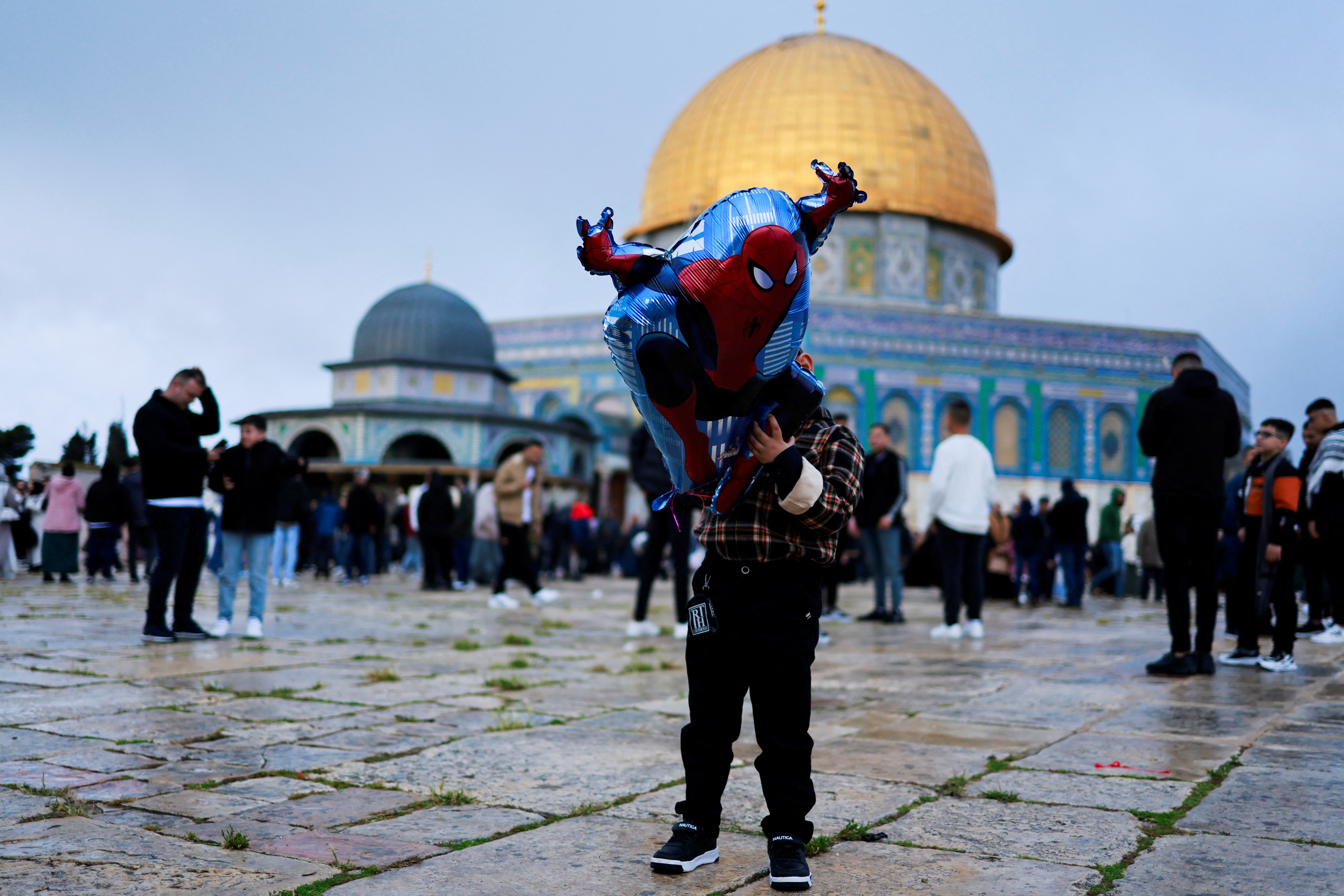 Eid prayers at al-Aqsa mosque