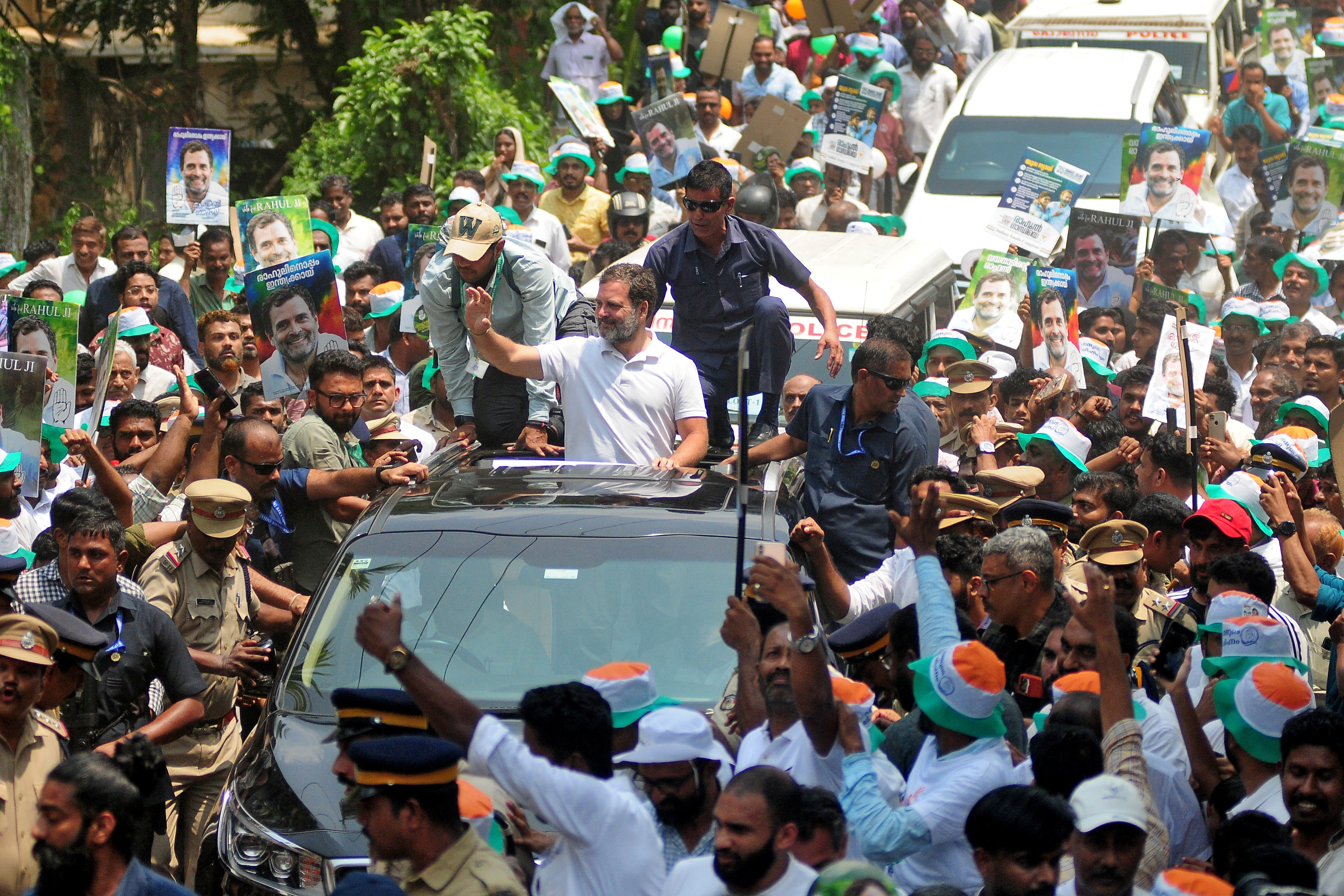 Rahul Gandhi campaigning