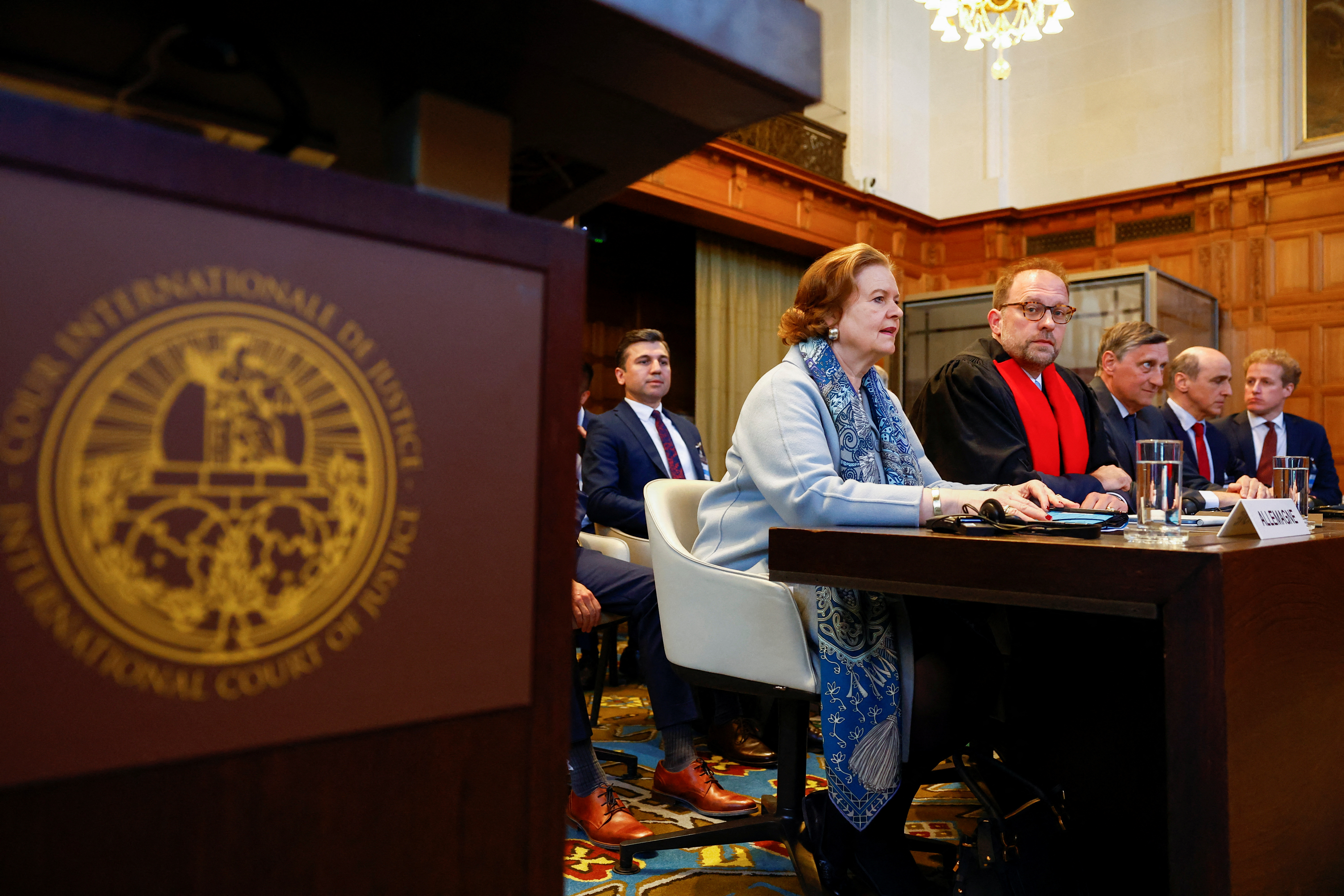 Tania von Uslar-Gleichen, Germany's legal adviser and director-general for legal affairs of the German foreign ministry and Christian J. Tams