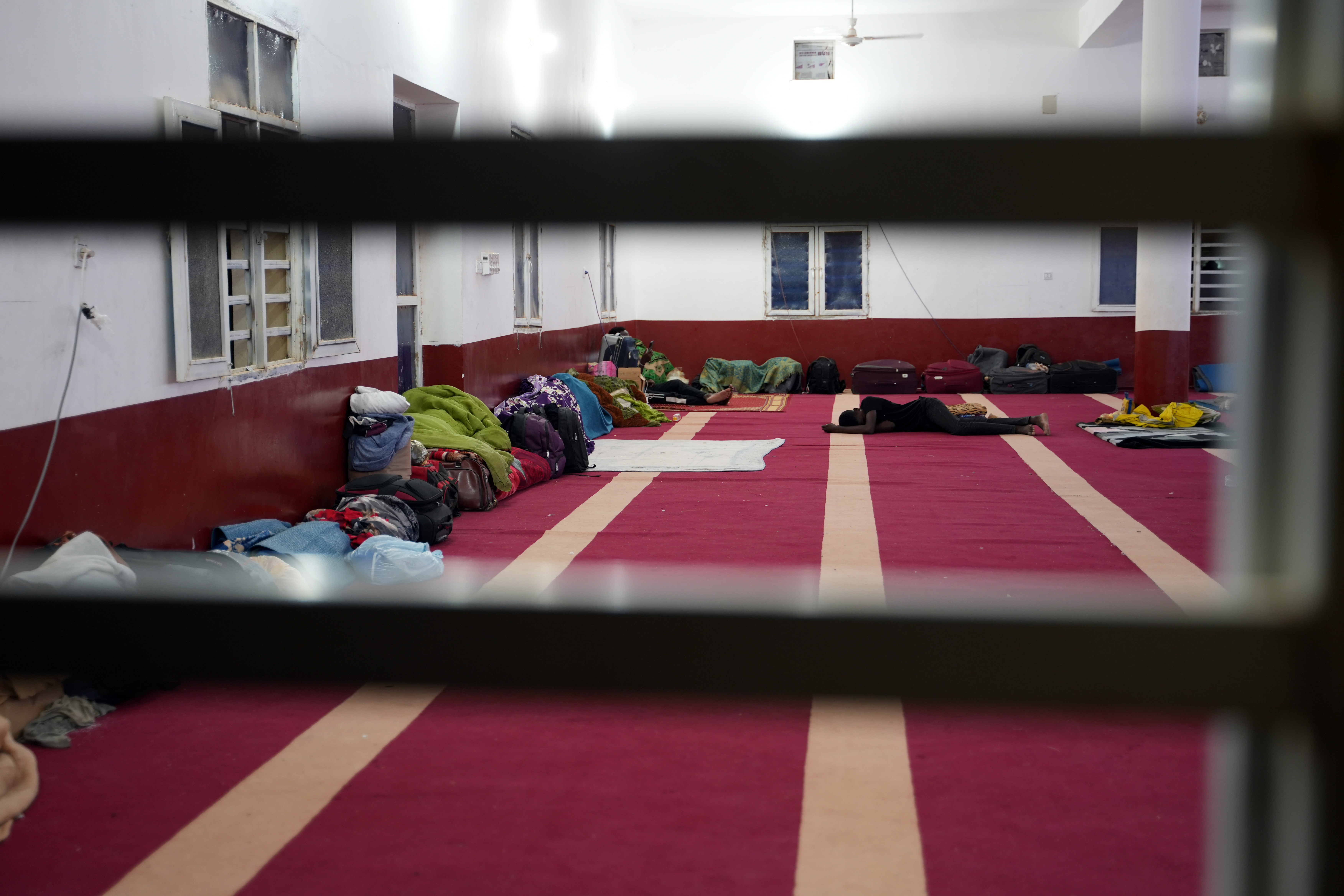 A mosque in Halfa, the border town with Egypt