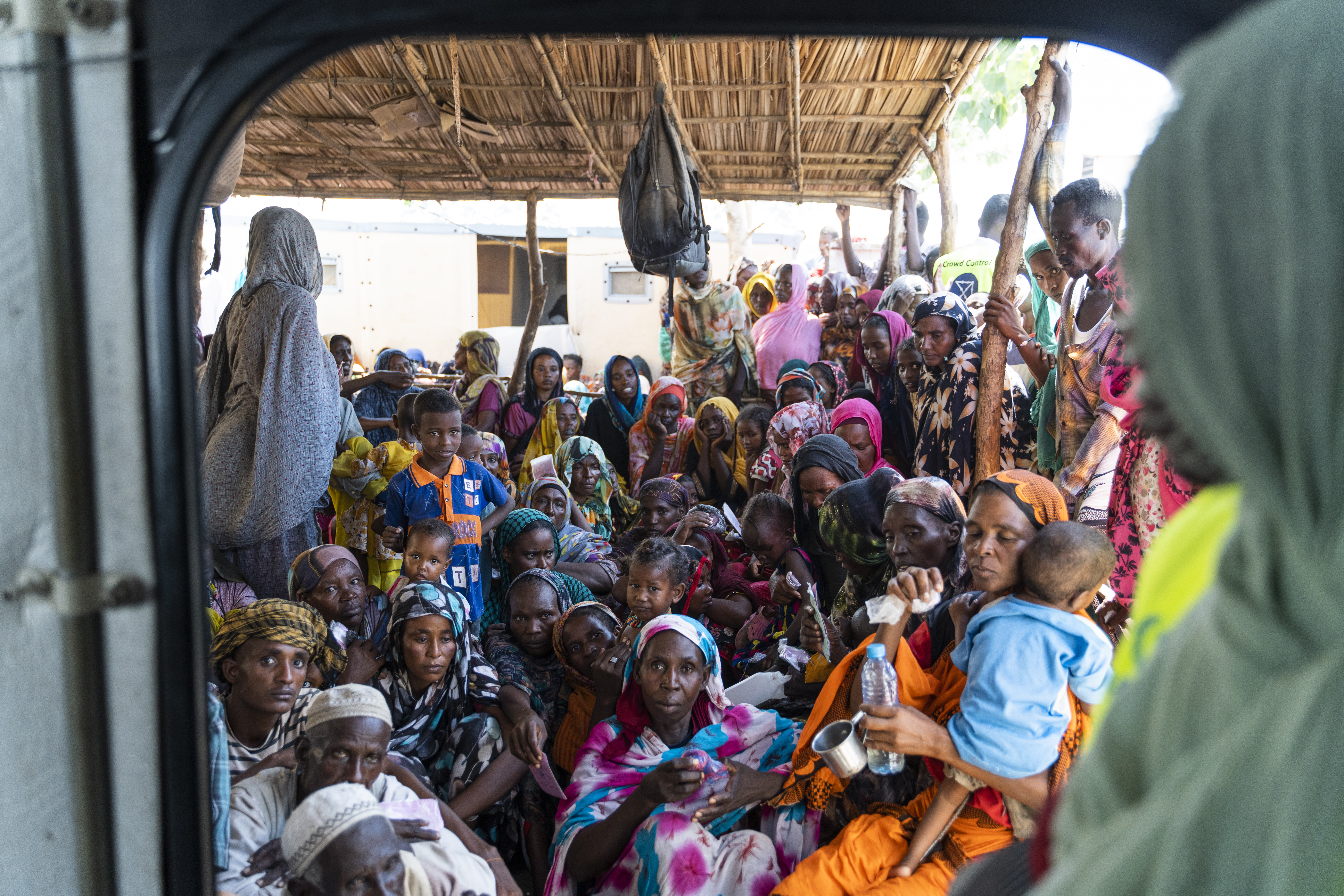 The influx of refugees and returnees in the Transit Centre in Renk kept on increasing with the staff trying to quickly register the new arrivals to facilitate support for them