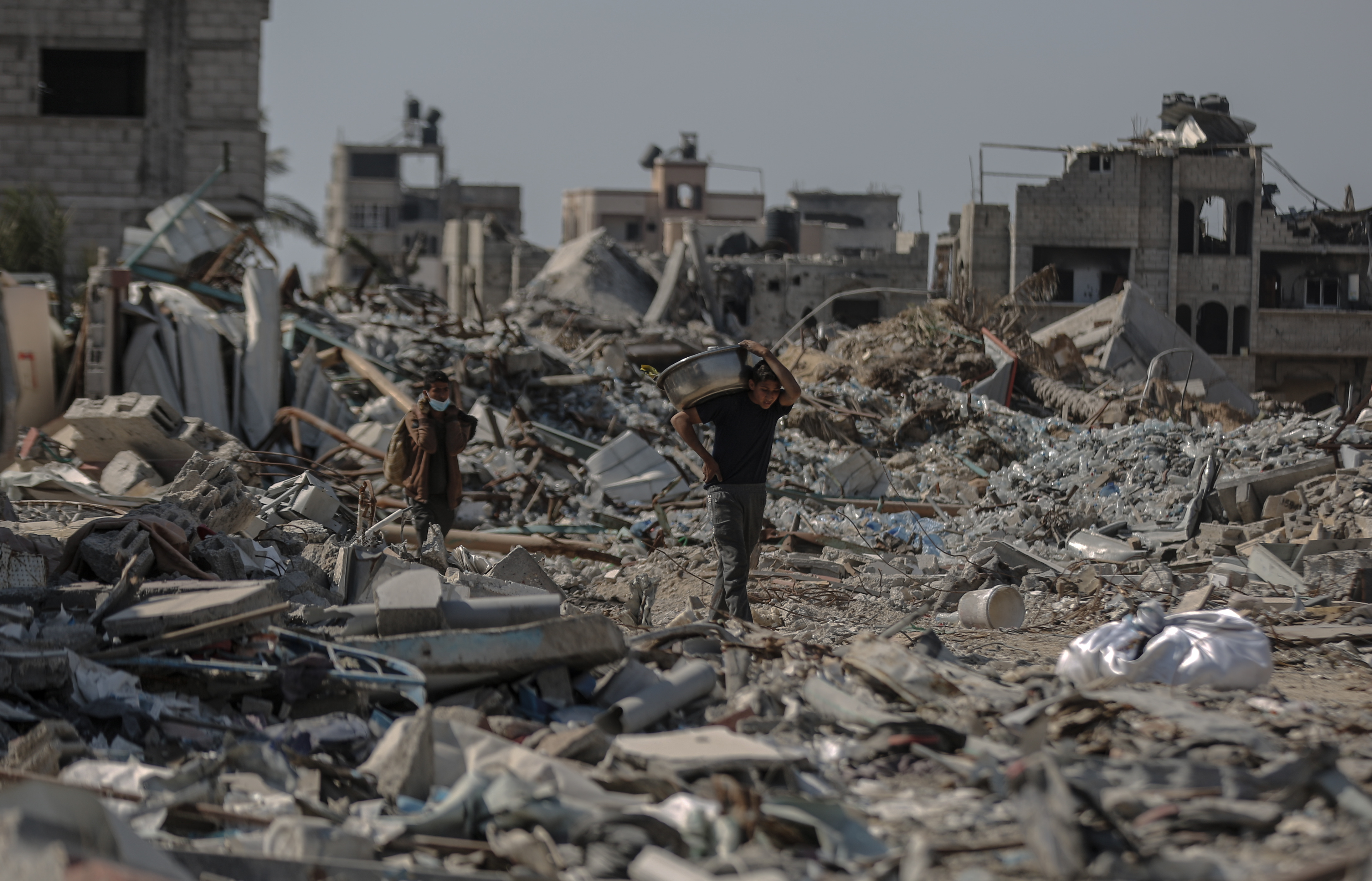 Destruction in Khan Yunis after Israel's withdrawal