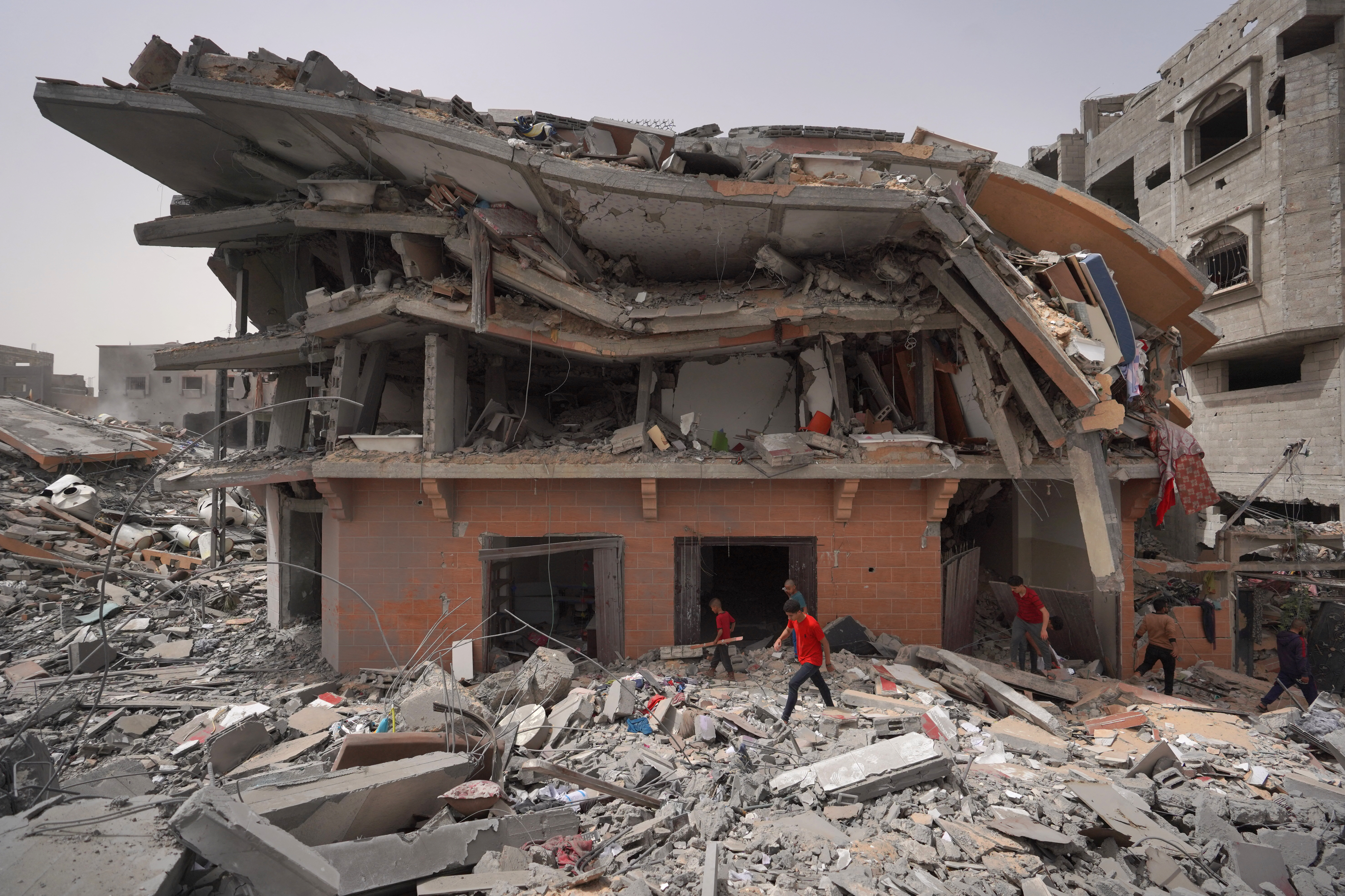 Israeli army withdrew from Nuseirat refugee camp, leaving behind a trail of destruction