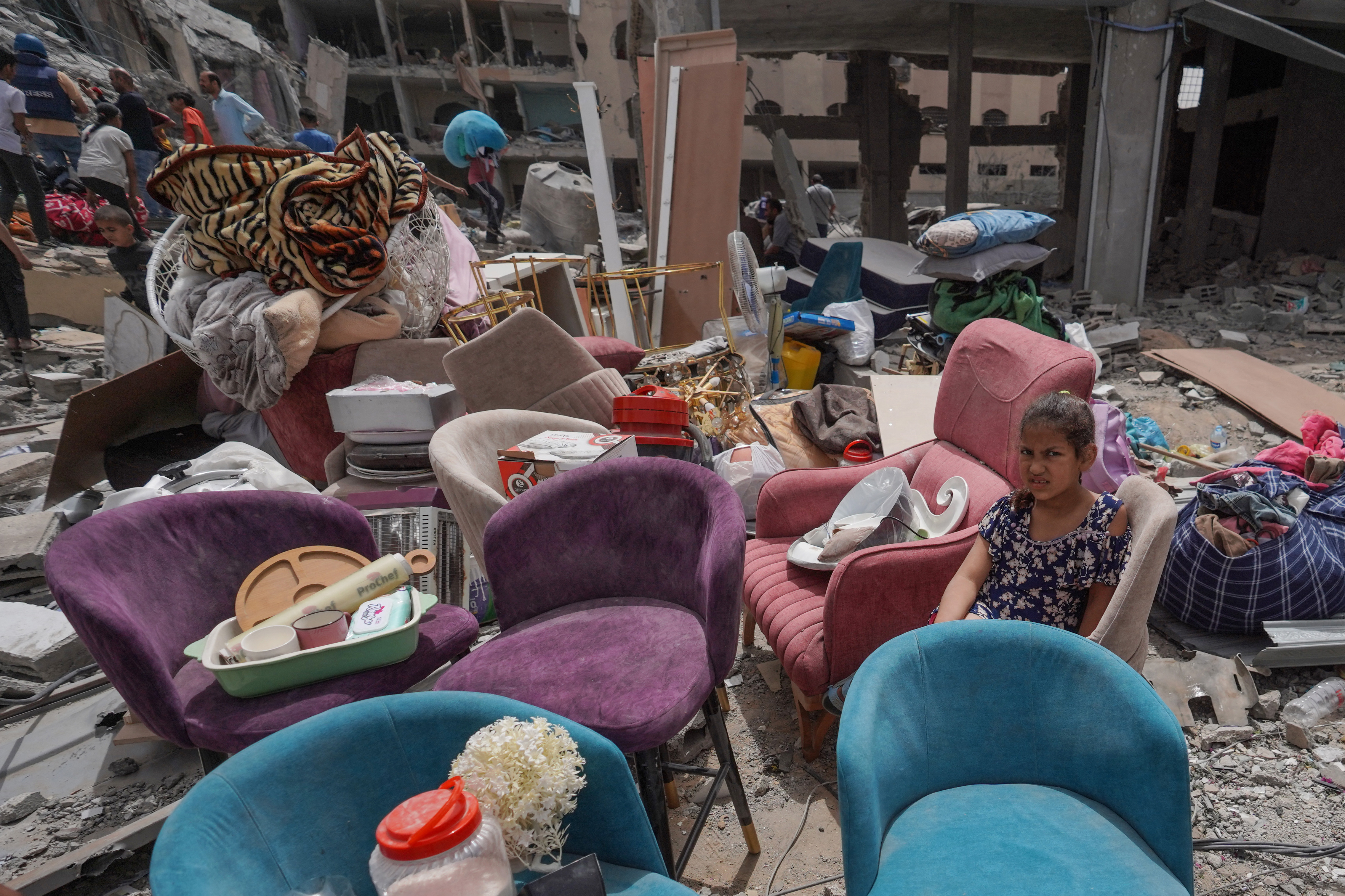 Israeli army withdrew from Nuseirat refugee camp, leaving behind a trail of destruction