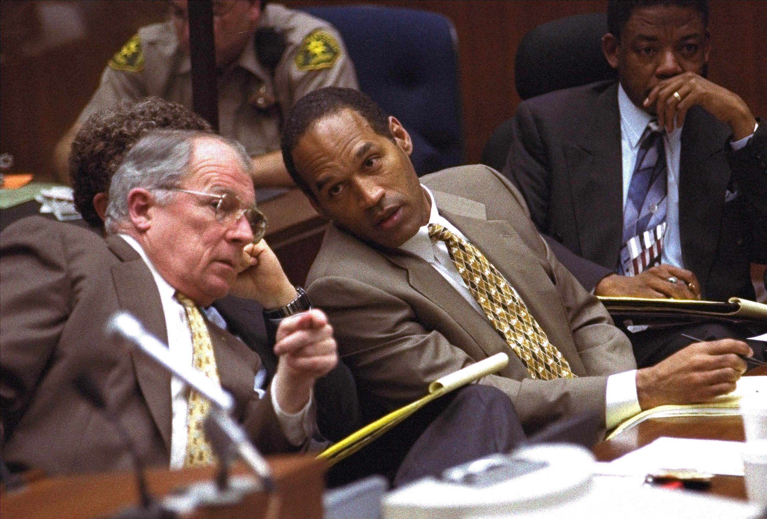 OJ Simpson in court in the 1990s