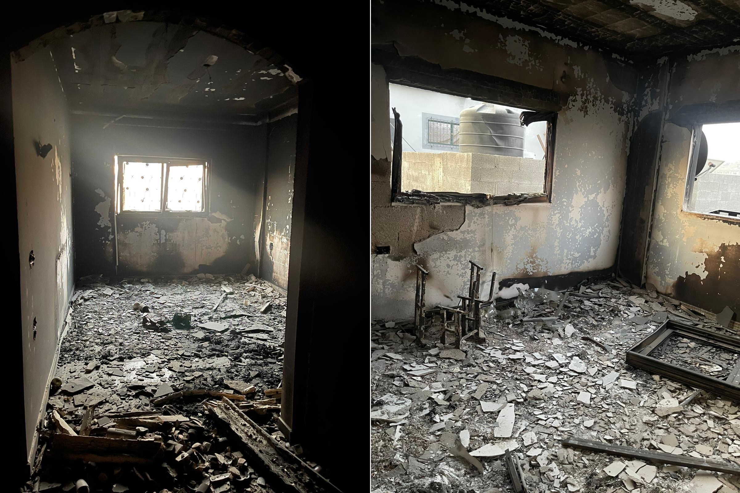 Inside a destroyed apartment in Gaza City
