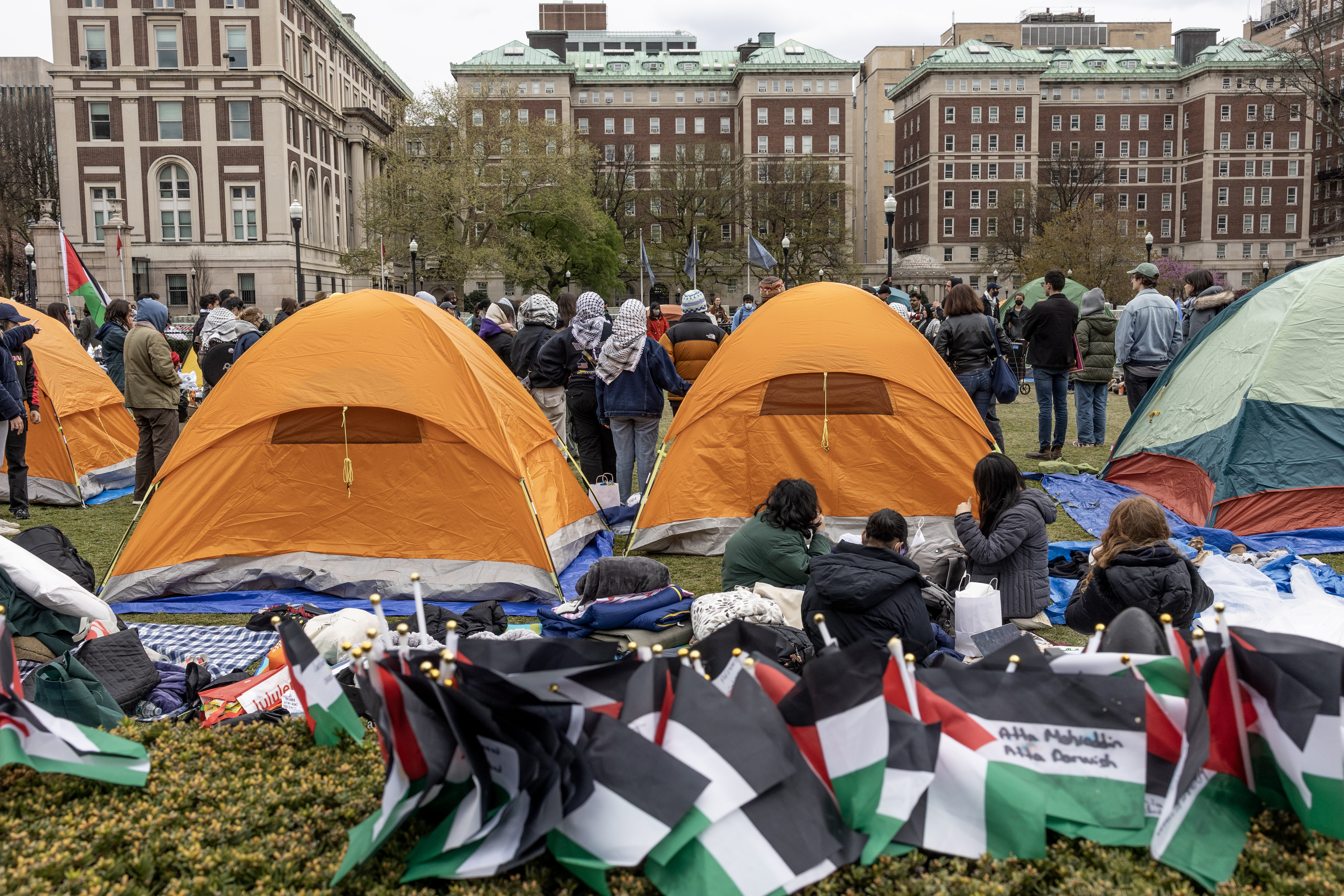 Pro-Palestinian protests at the Columbia University