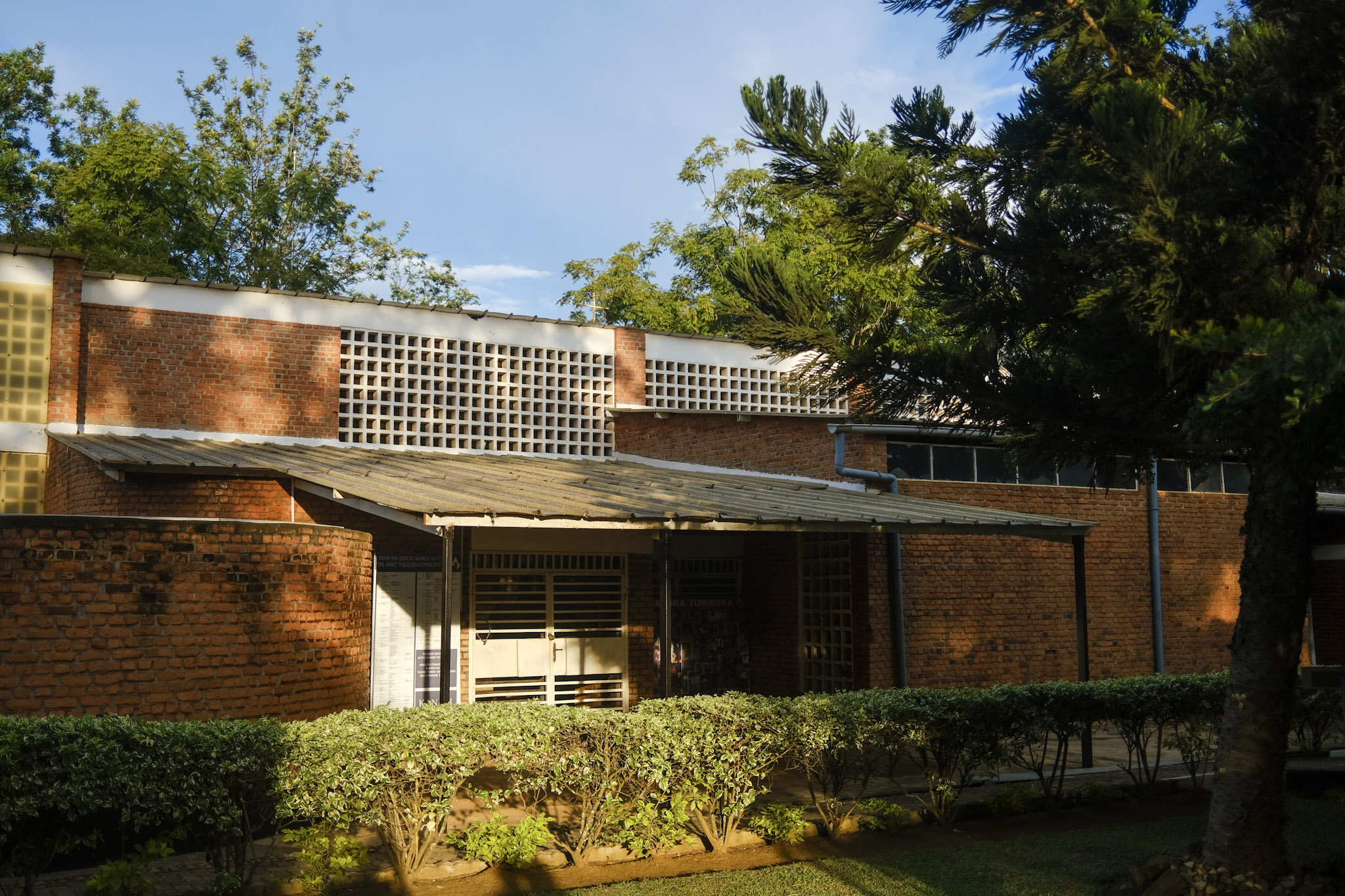 The Nyamata Church Memorial was a massacre site where thousands of women and children were massacred and a total of over 10,000 people from the area were buried in mass graves