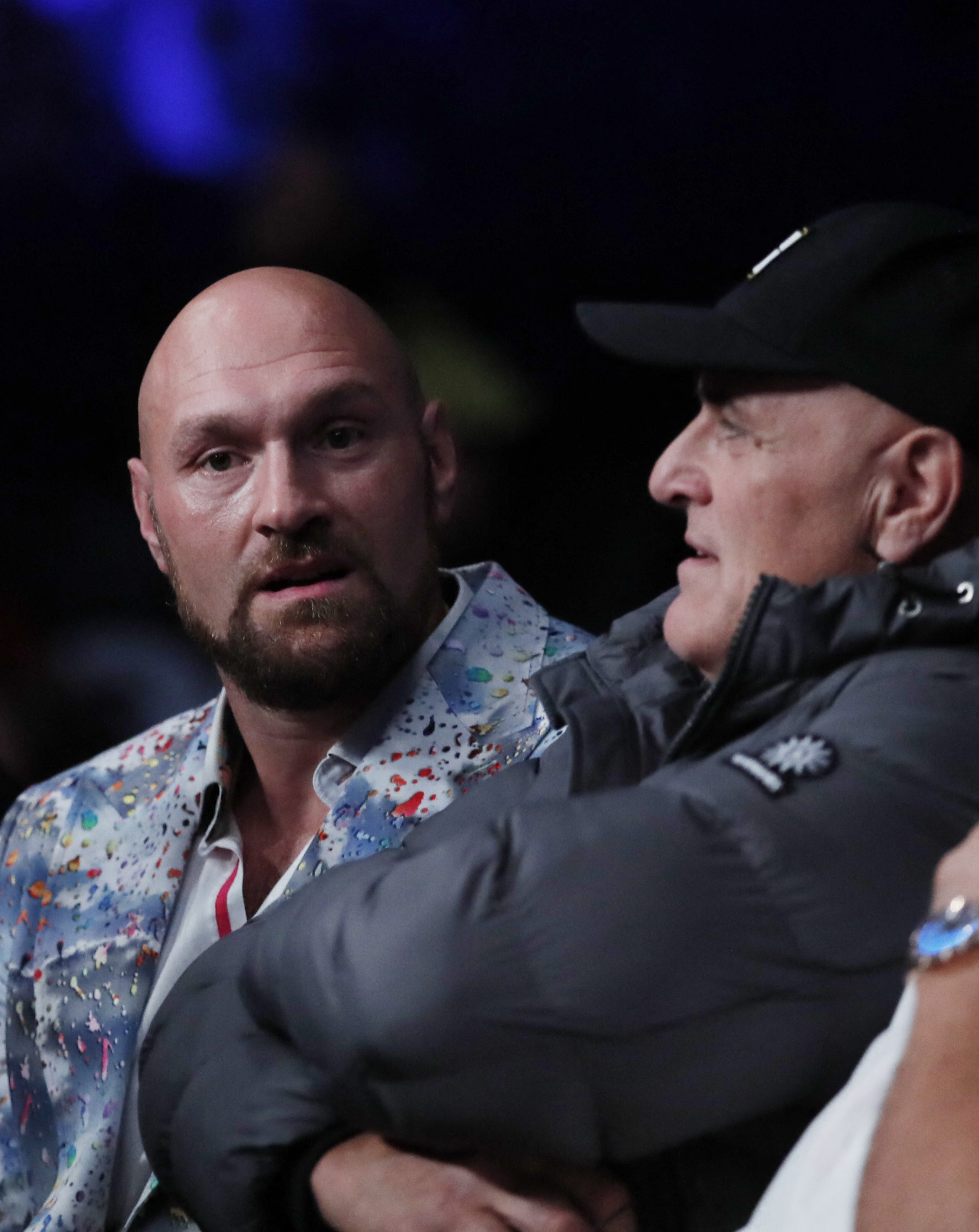 Tyson Fury, left, and John Fury