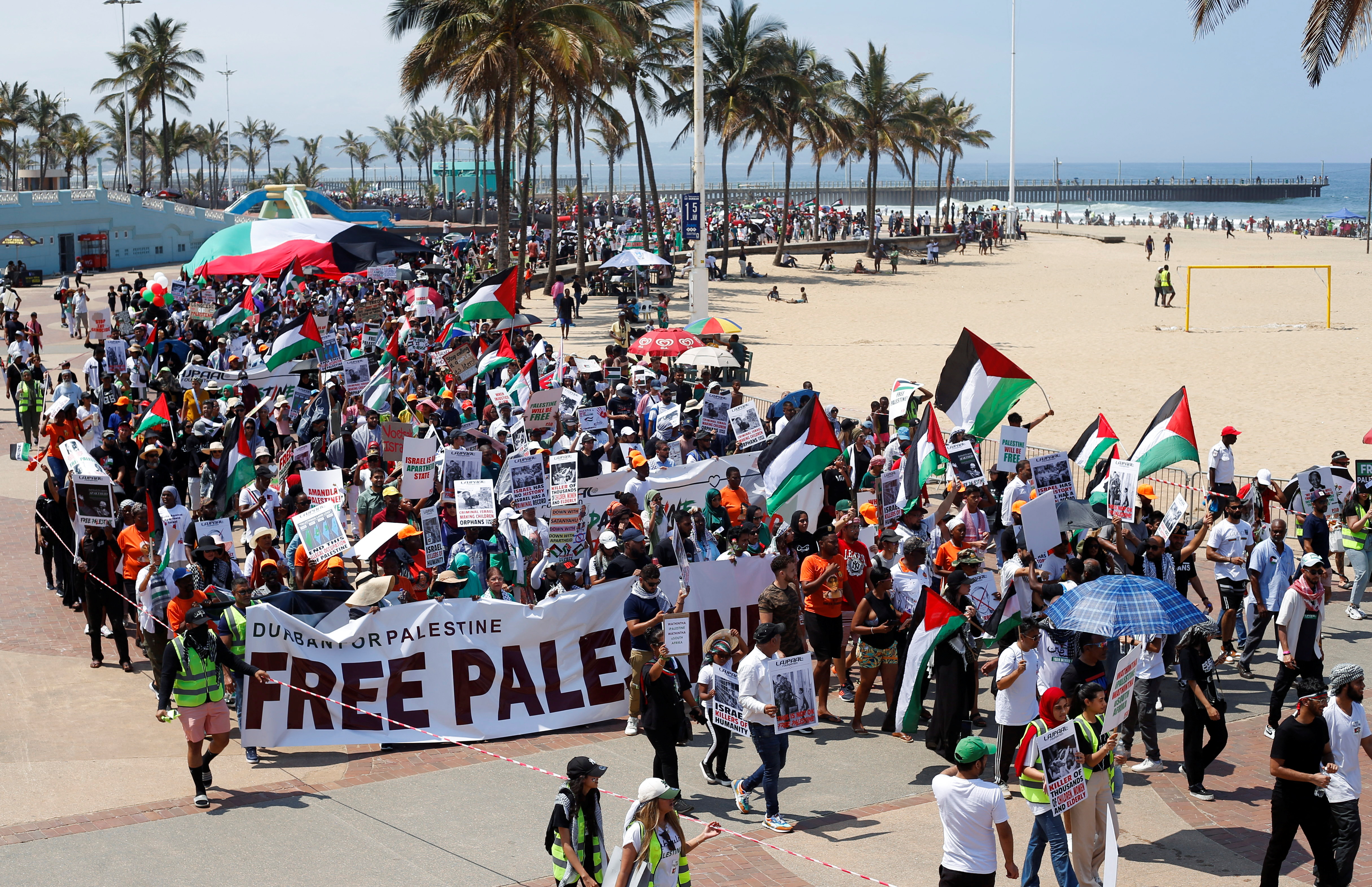 Pro Palestine rally in South Africa