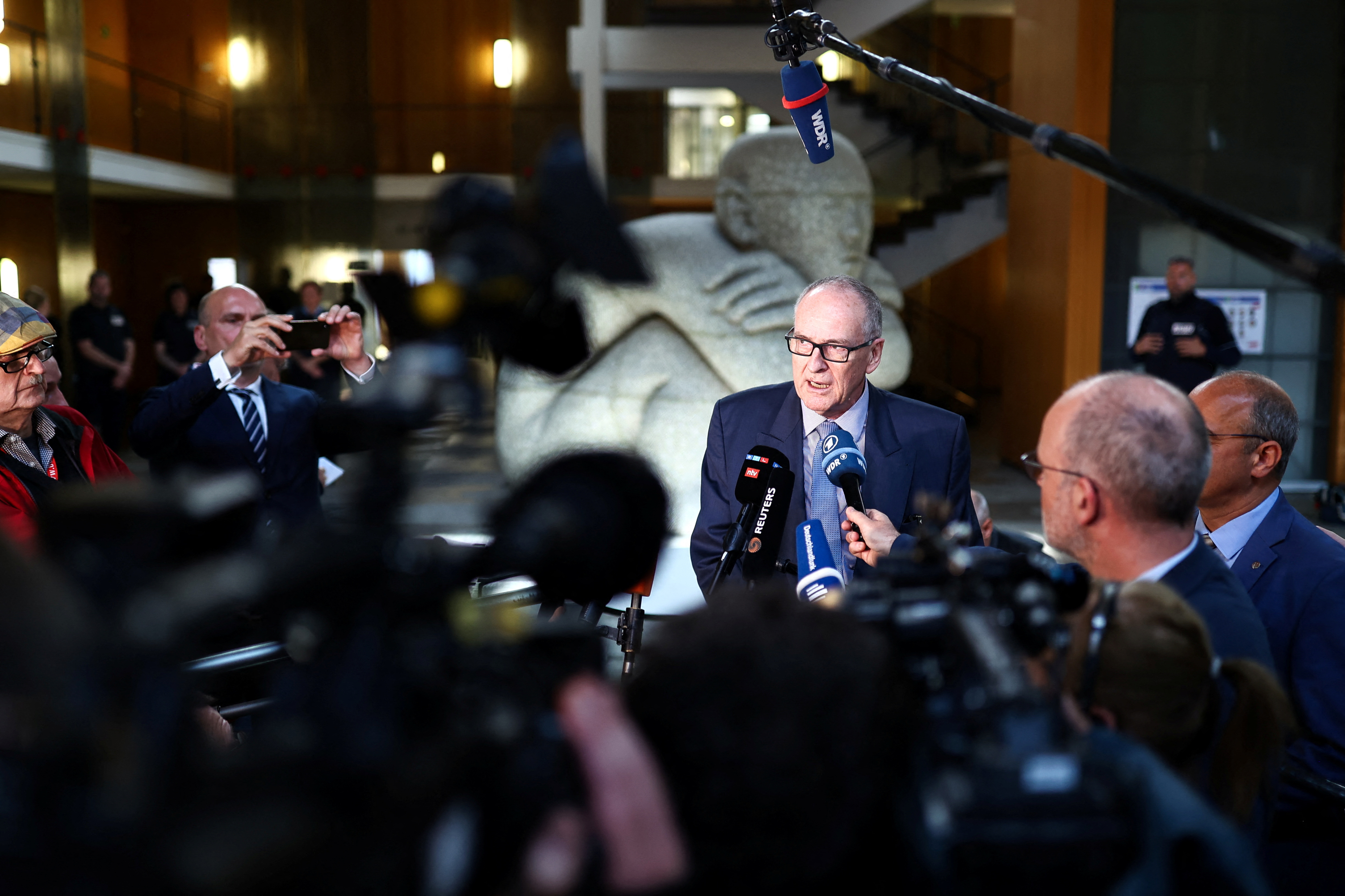 Far-right Alternative for Germany (AfD) party member Roman Reusch