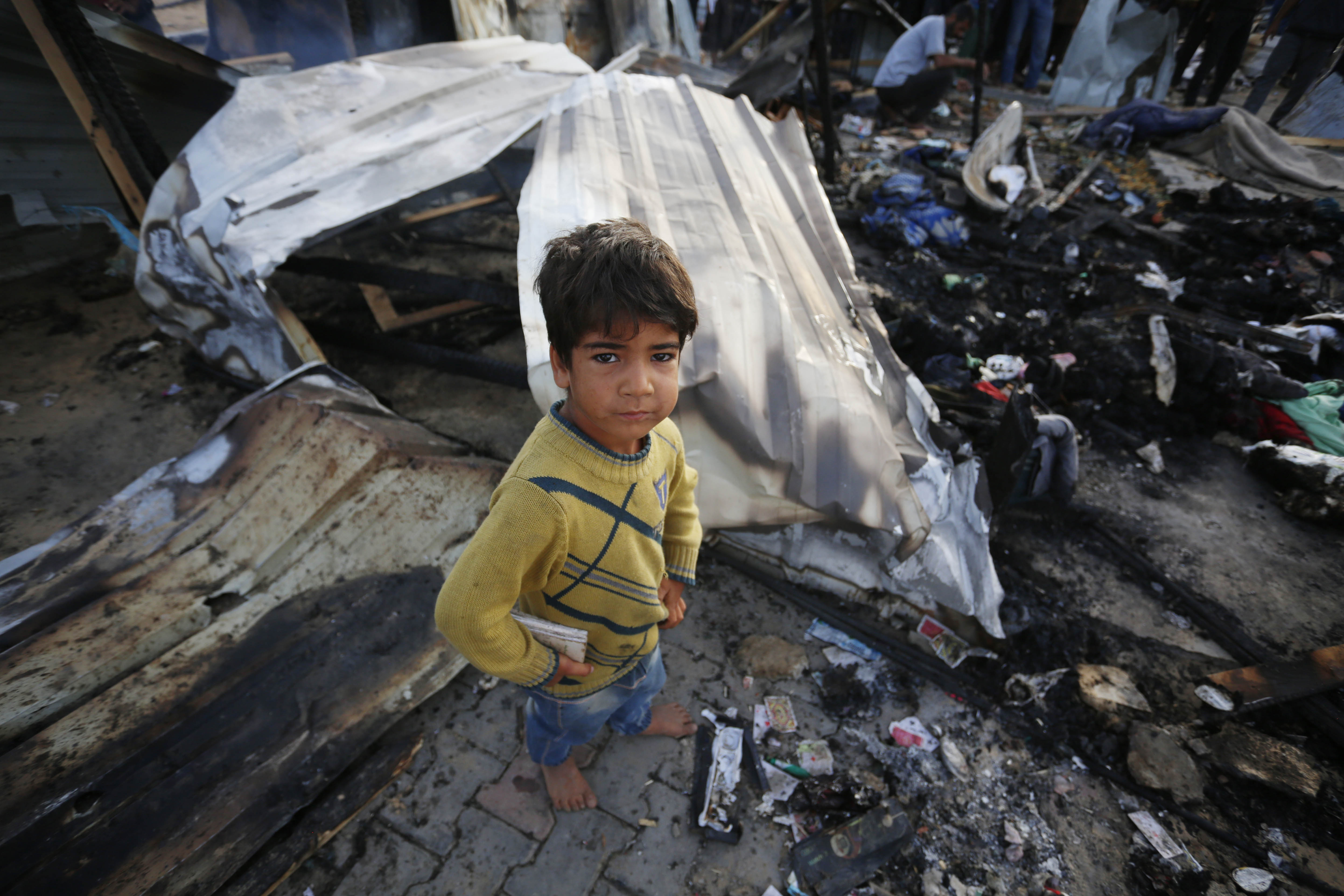 Israeli strike on Rafah tent camp kills 40 Palestinians