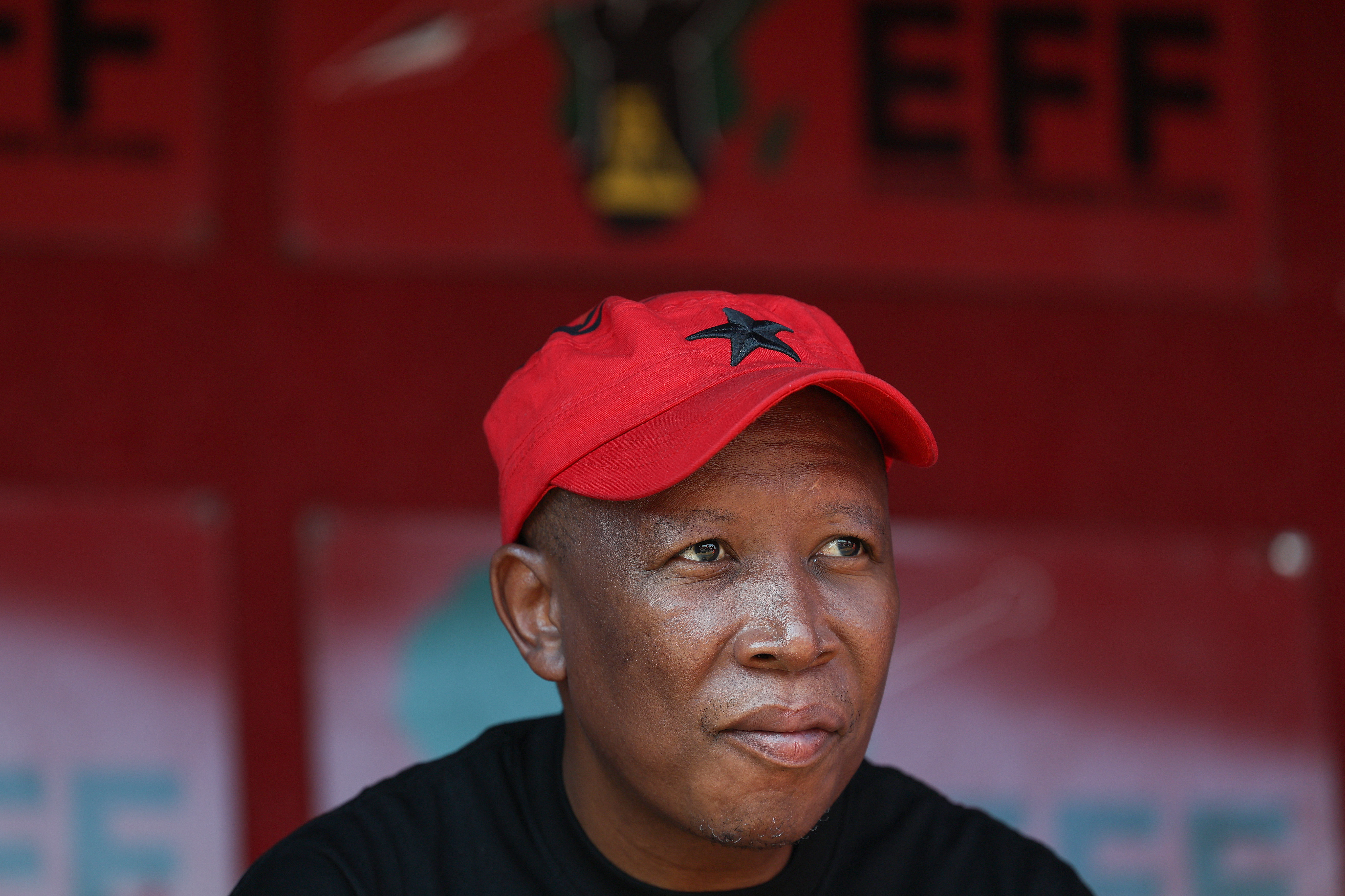 Malema at a rally