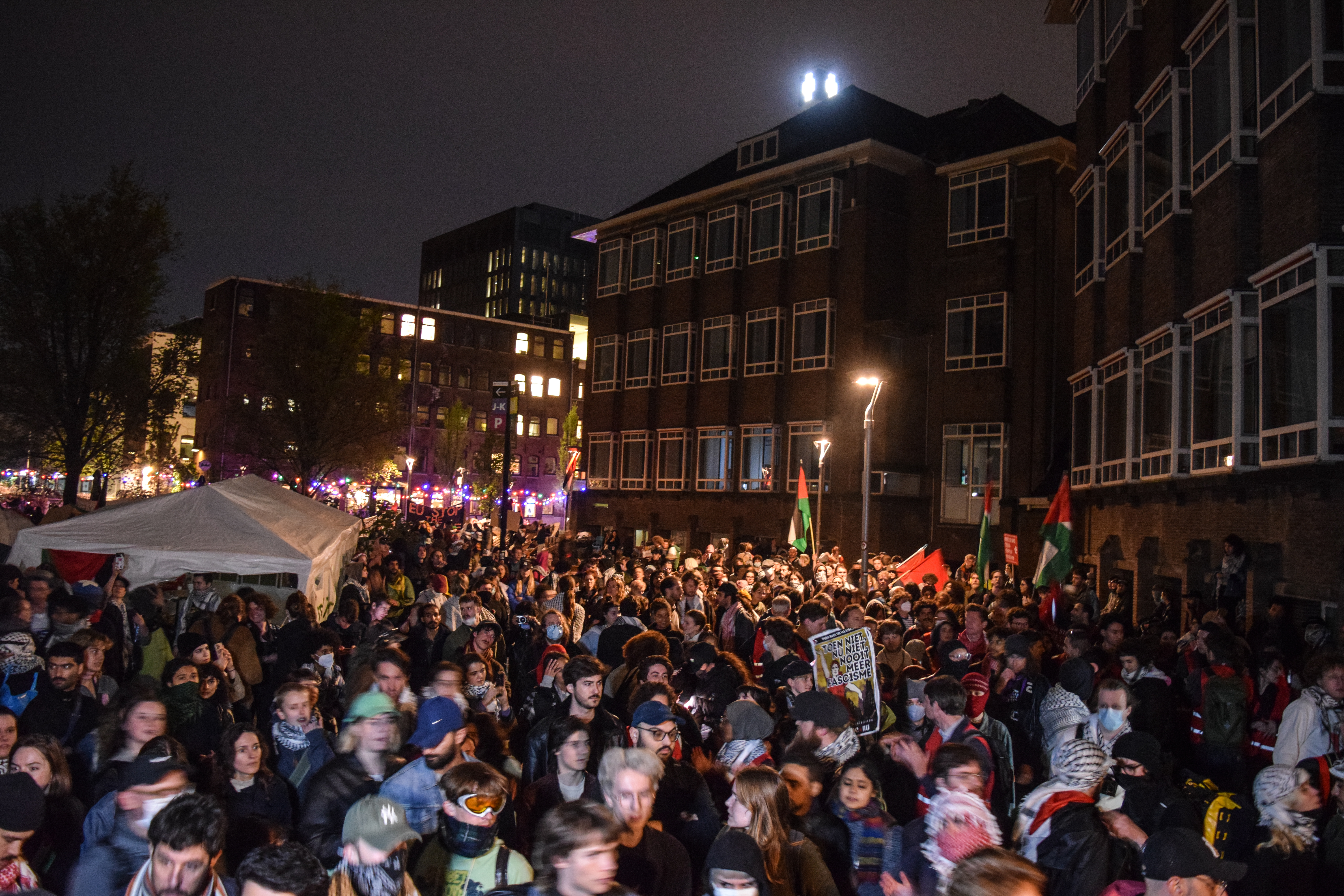 Belgian and Dutch students join Gaza protest wave