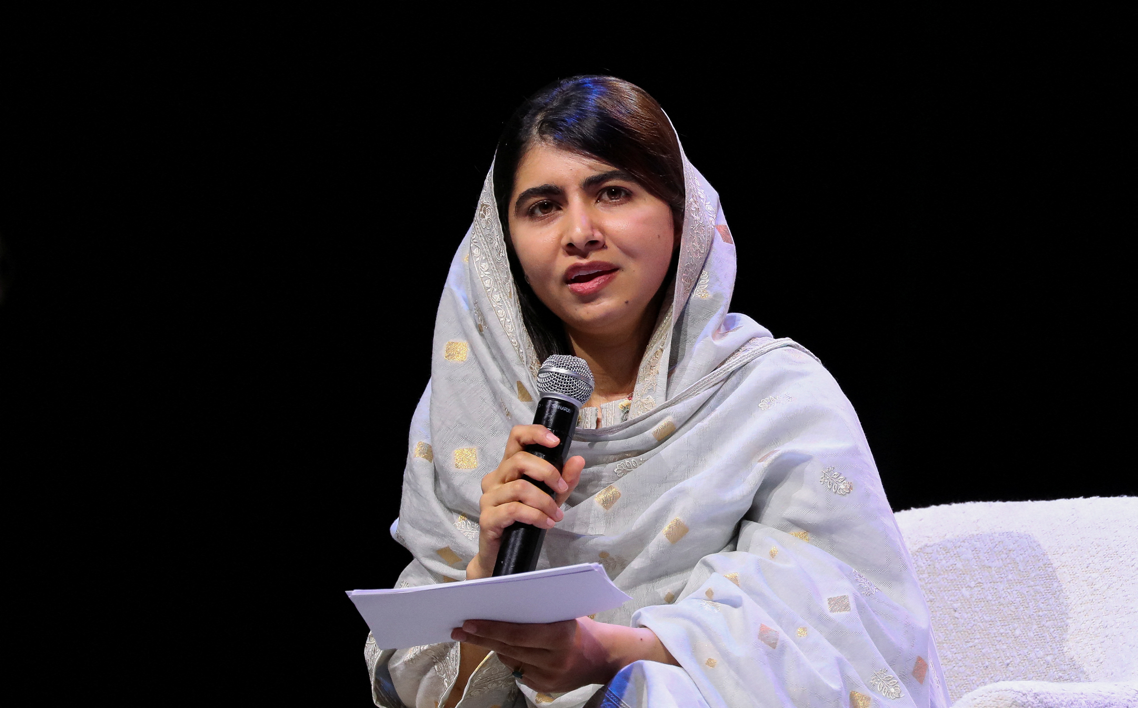 Nobel Peace Prize winner Malala Yousafzai