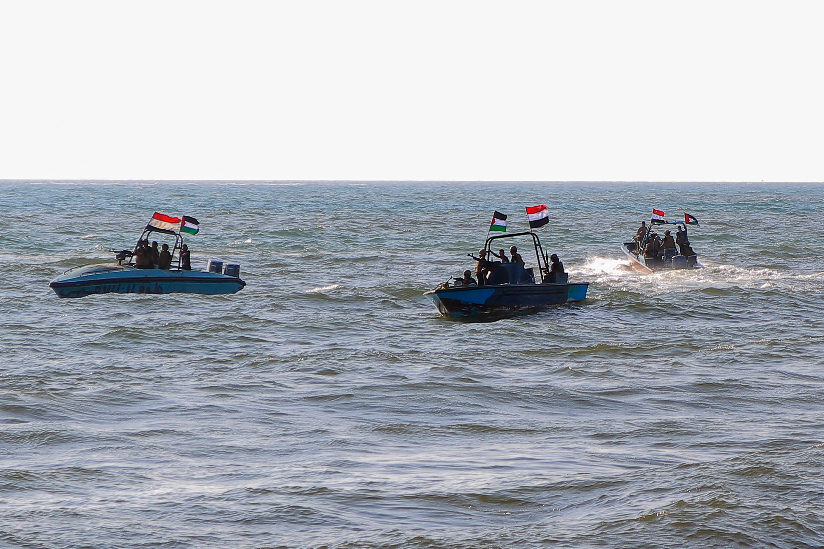 Yemeni coastguards