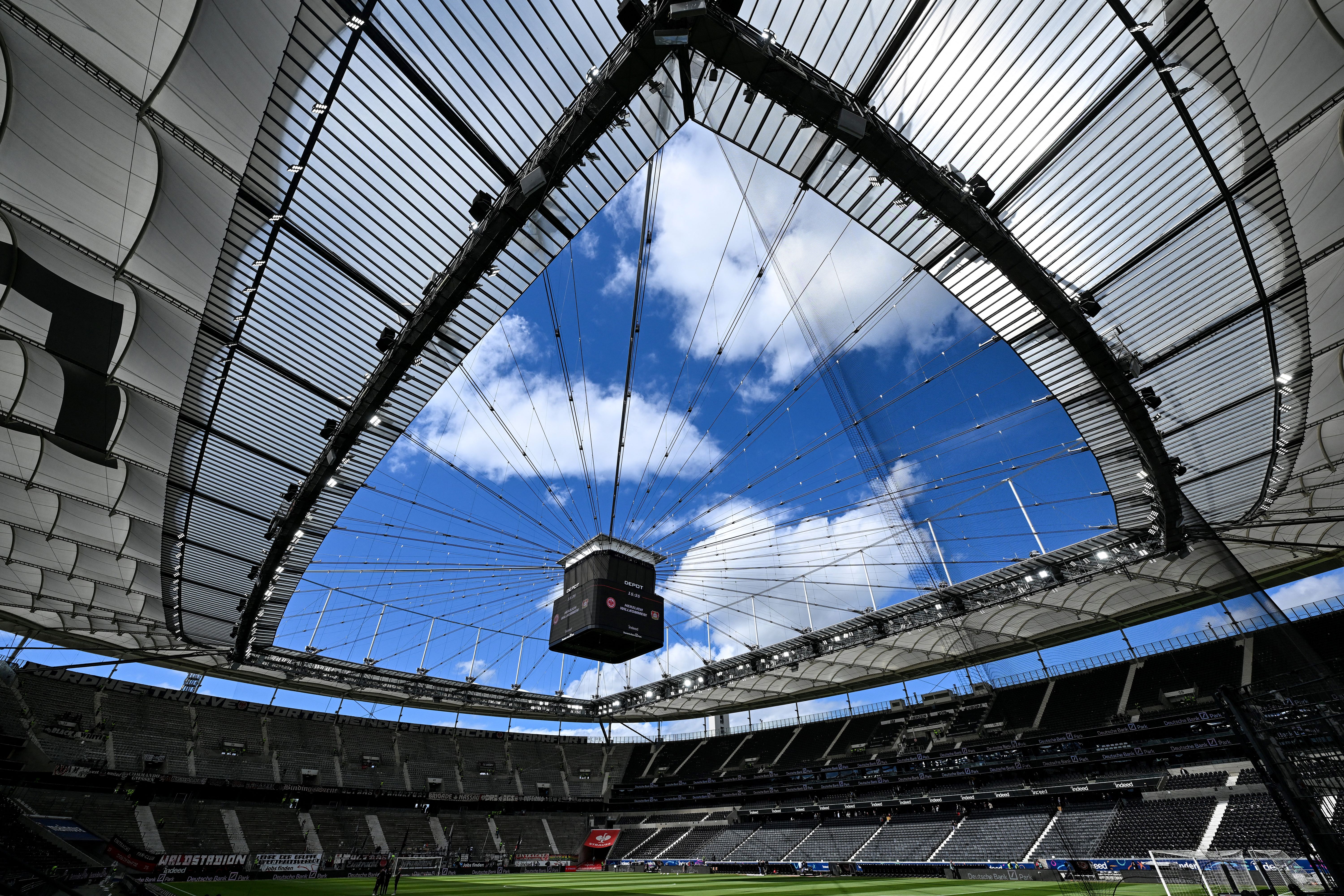 Interior image of football stadium