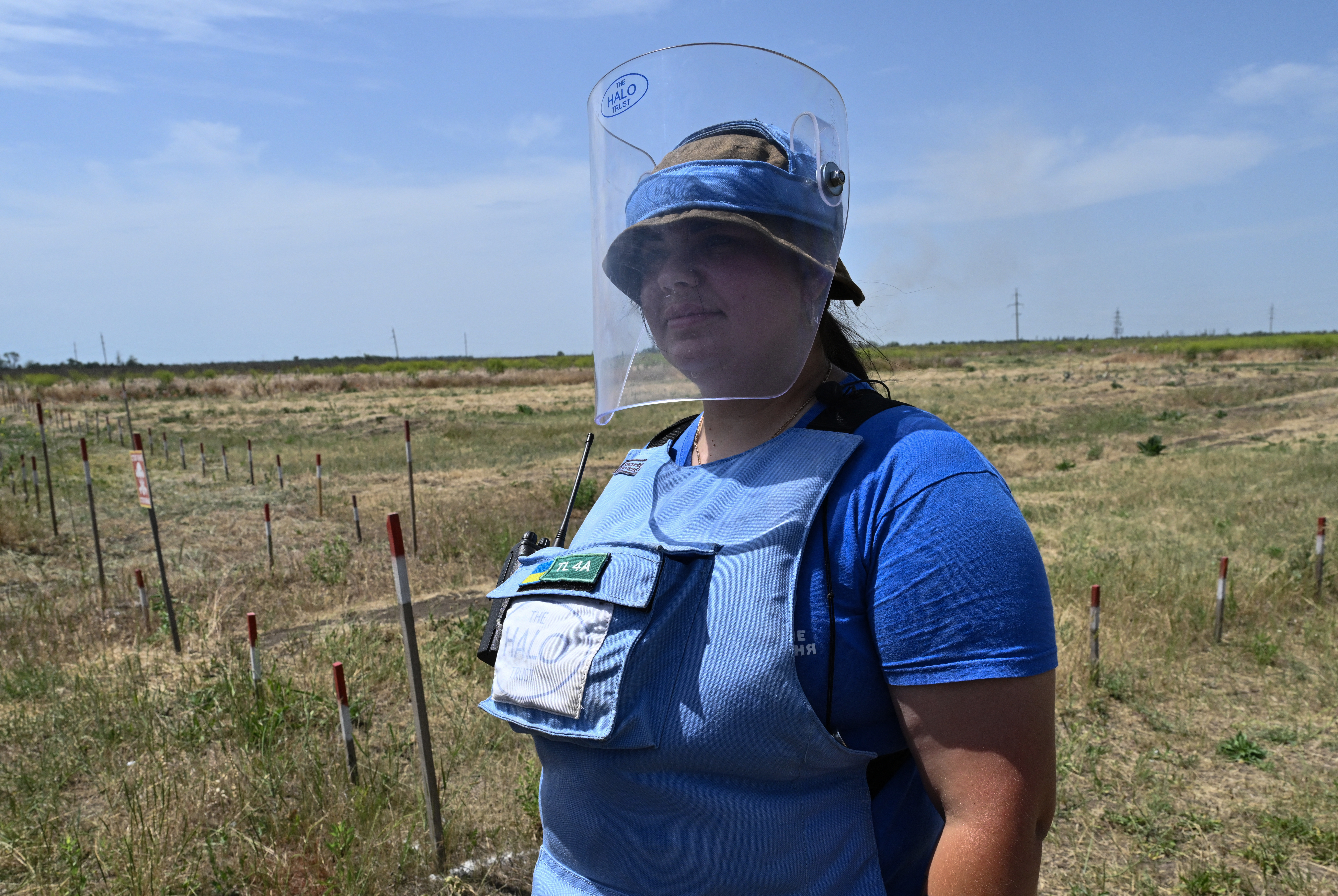 Women deminers step in to clear up Ukrainian land