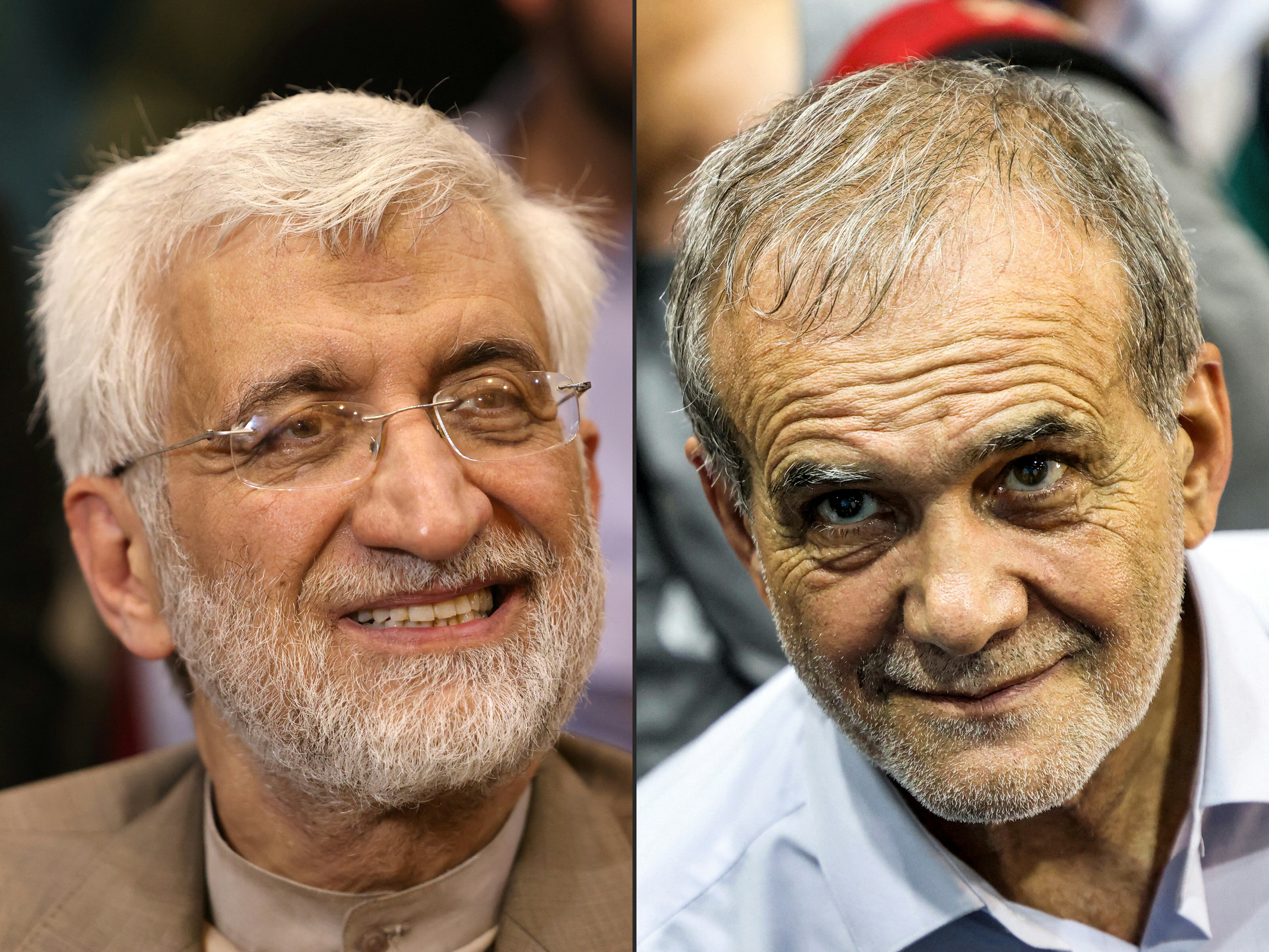 Saeed Jalili and Massoud Pezeshkian