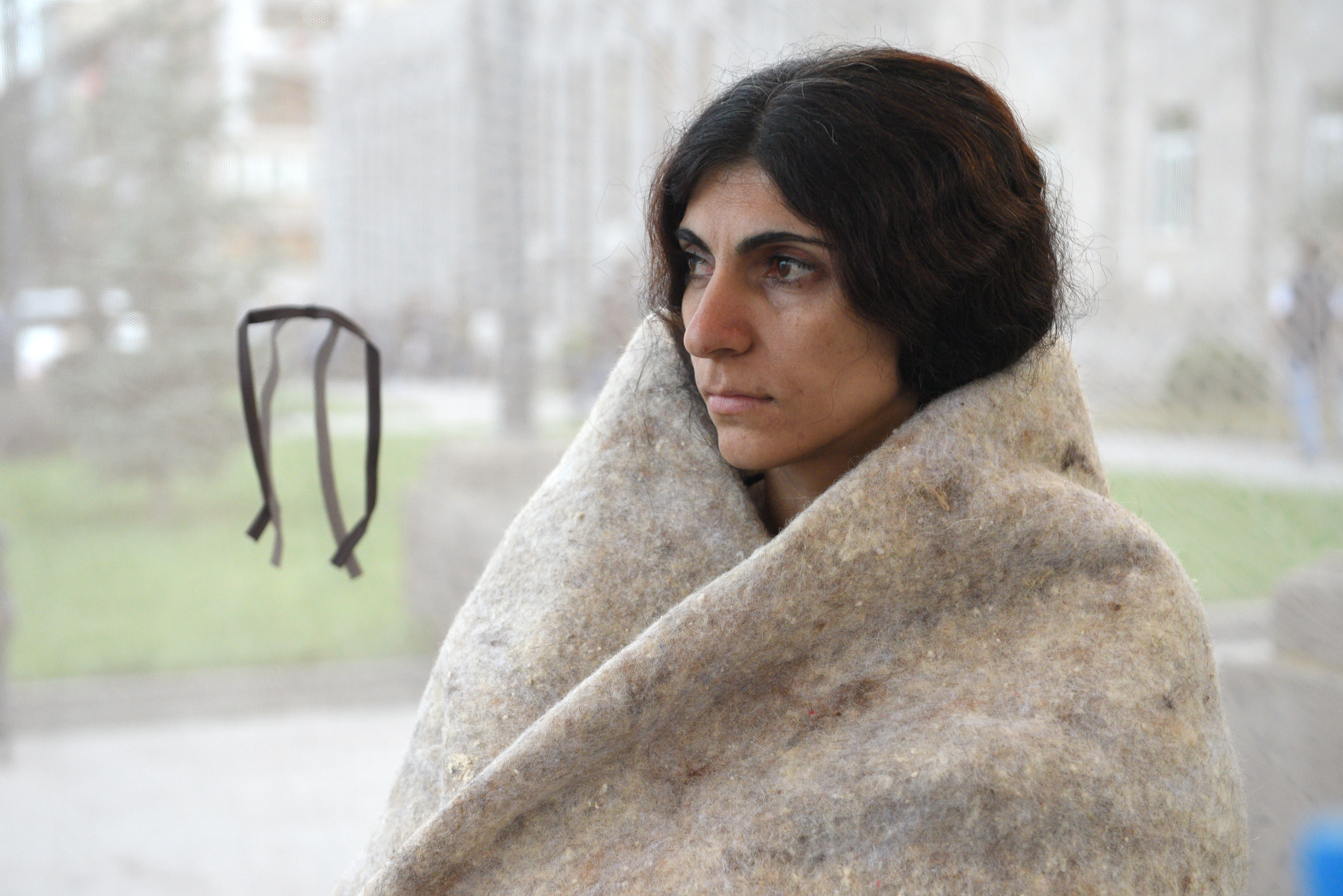 Anna, 34, arrived in Armenia with her son, Erik, three, on September 29, 2023. 'We were so scared! We were hungry all the way to Armenia, and I had no sweets for my son, and he was crying all the way to Goris. Please, find a way for me to stay in Goris. I don’t want to live far,' Anna said. In the last week of September 2023, following renewed hostilities in the South Caucasus region, refugees began arriving rapidly in Armenia. Within a week, some 100,000 refugees had crossed the border. [Karen Minasyan/UNHCR]