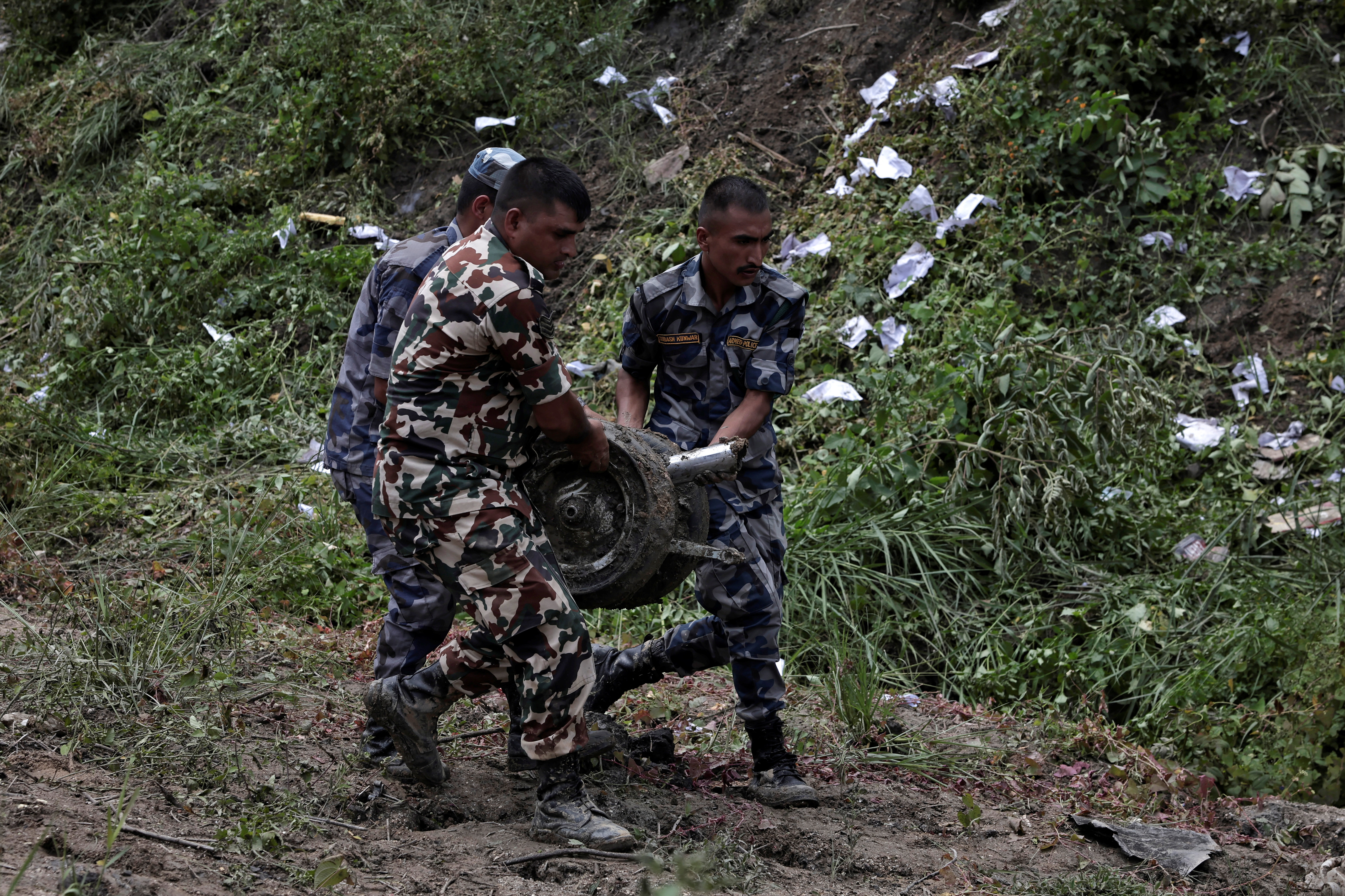 Plane crash at Nepal's Kathmandu airport kills 18 people